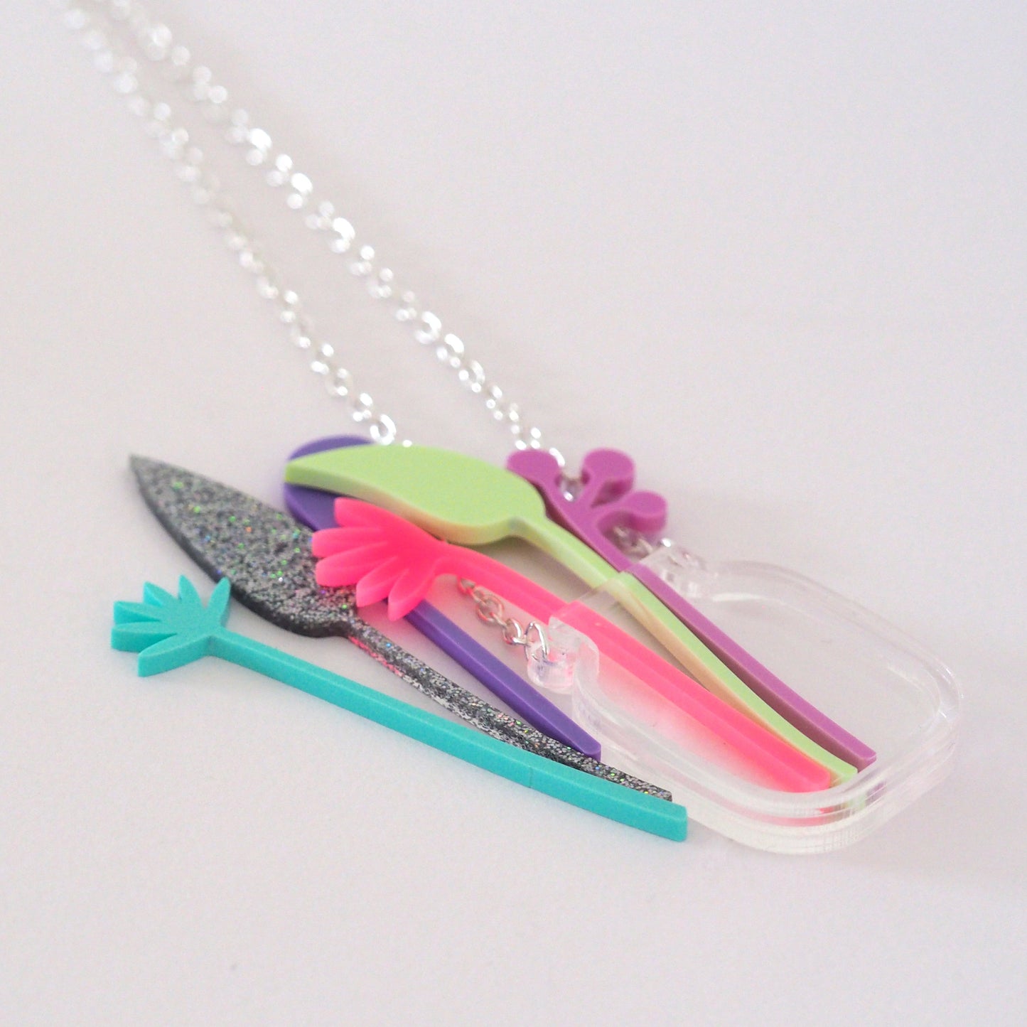 Flower Vase Necklace