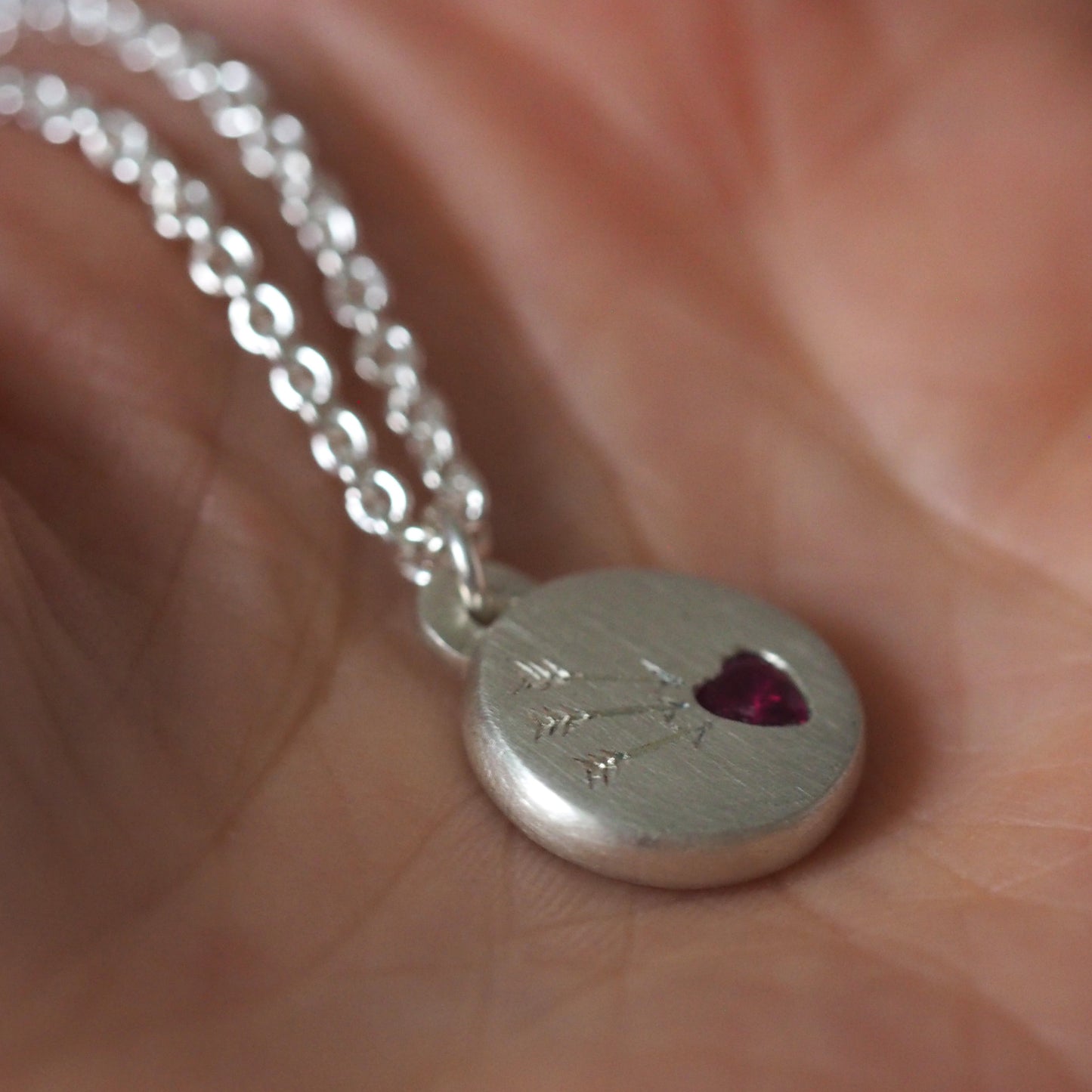 Cupid Ruby Necklace