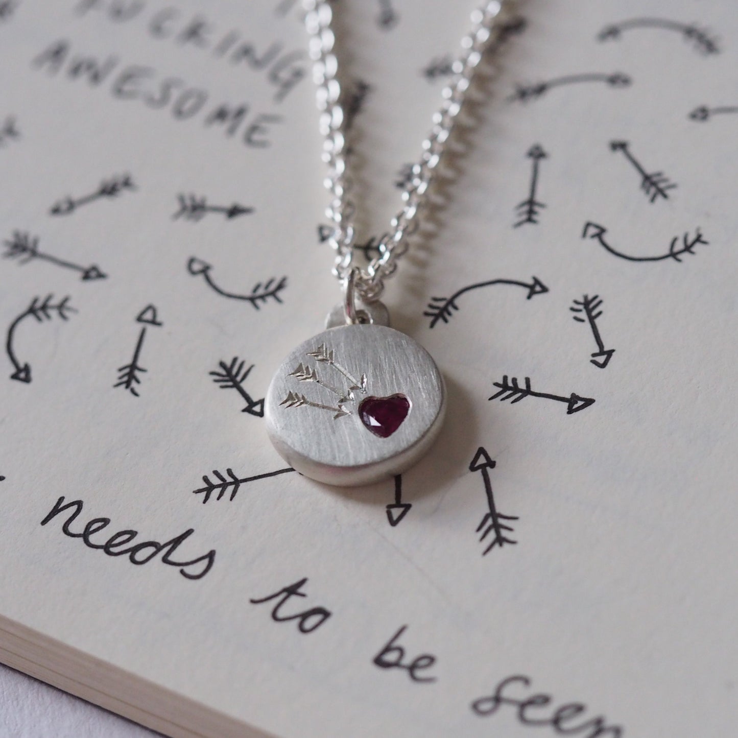 Cupid Ruby Necklace