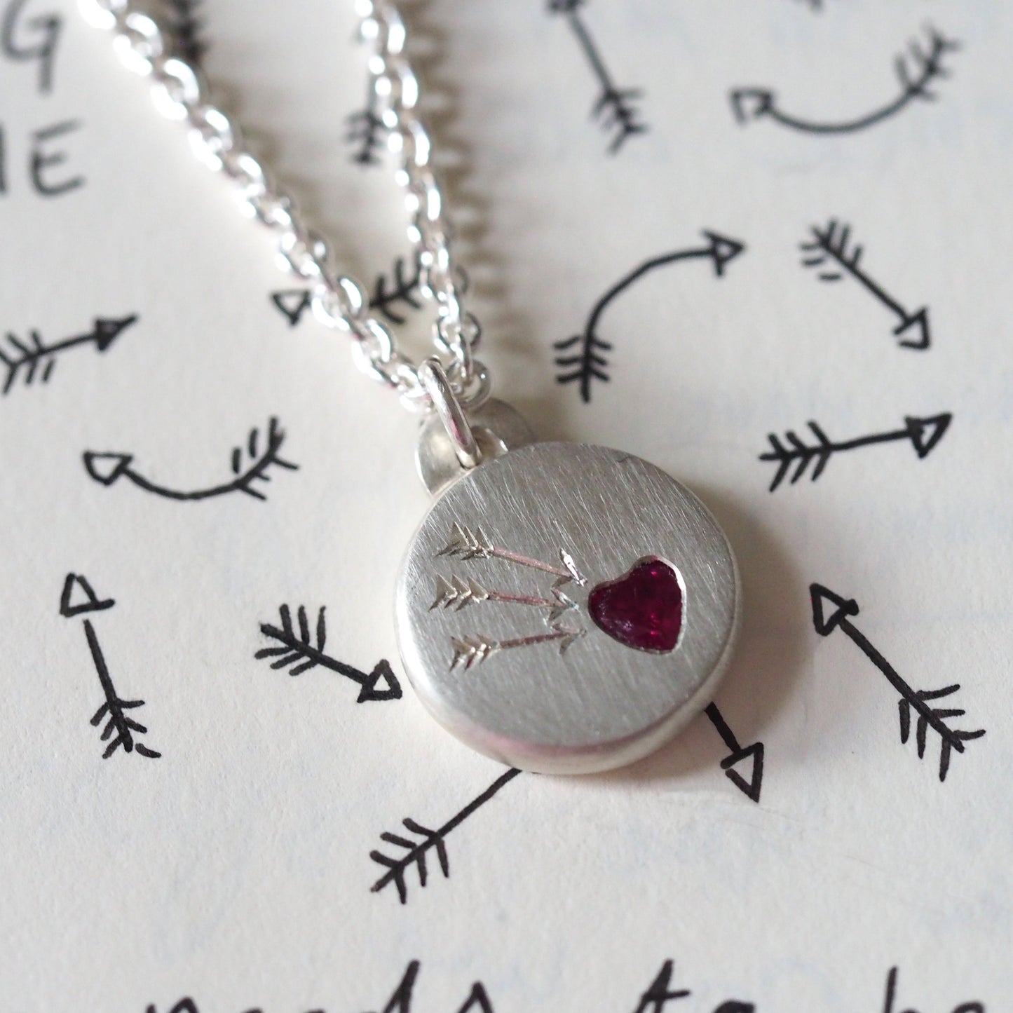 Cupid Ruby Necklace