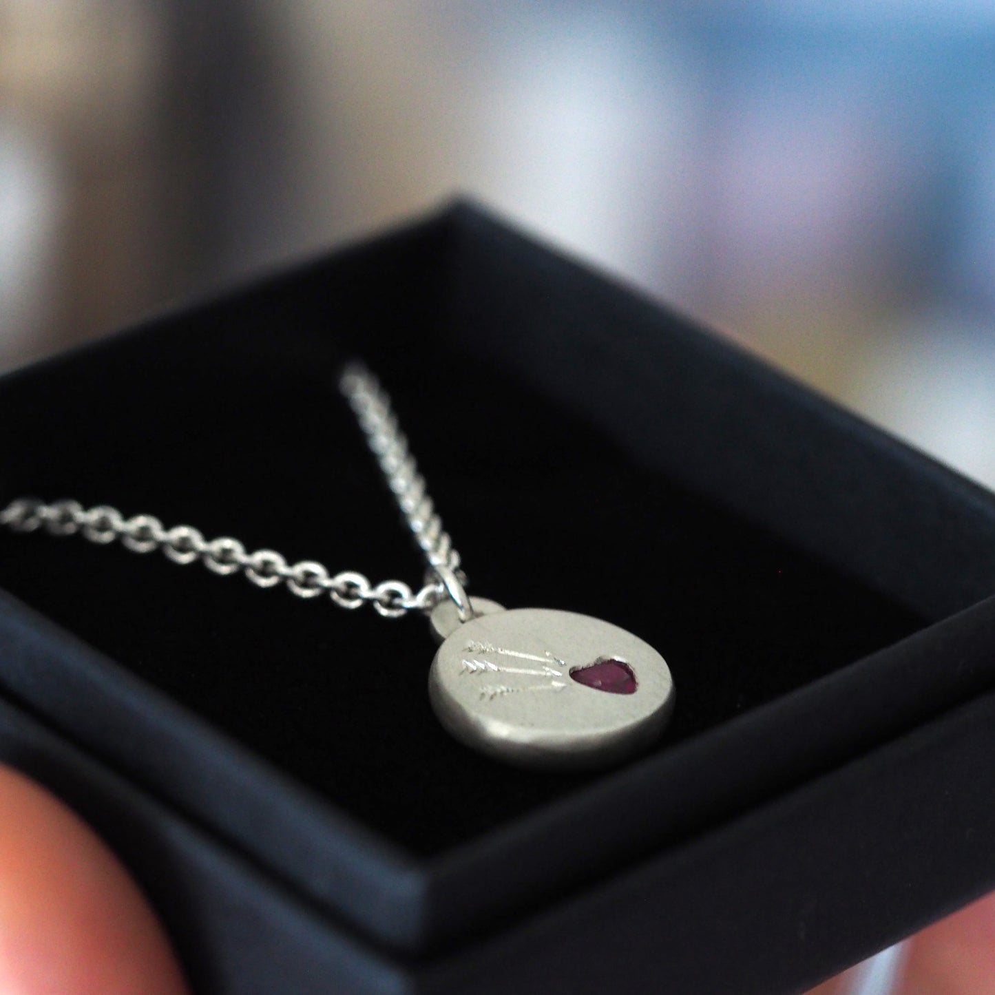 Cupid Ruby Necklace