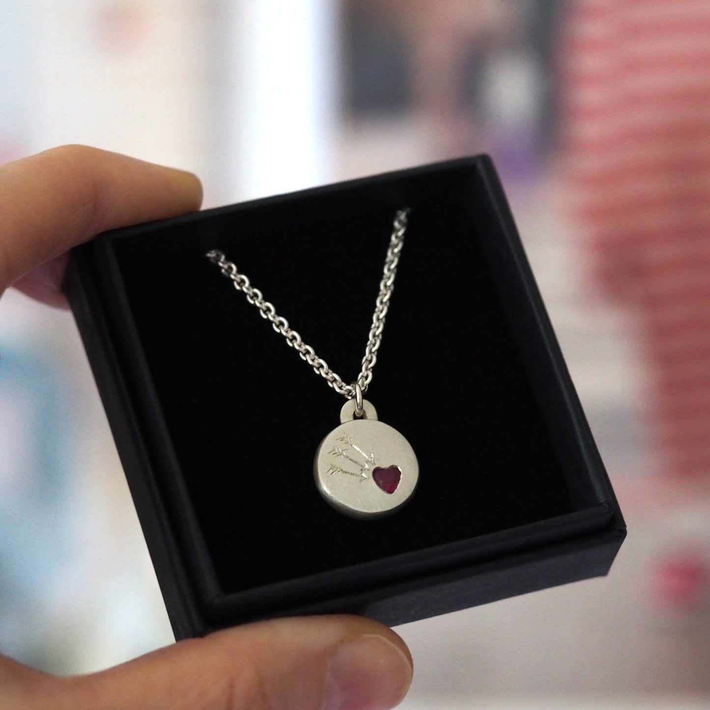 Cupid Ruby Necklace