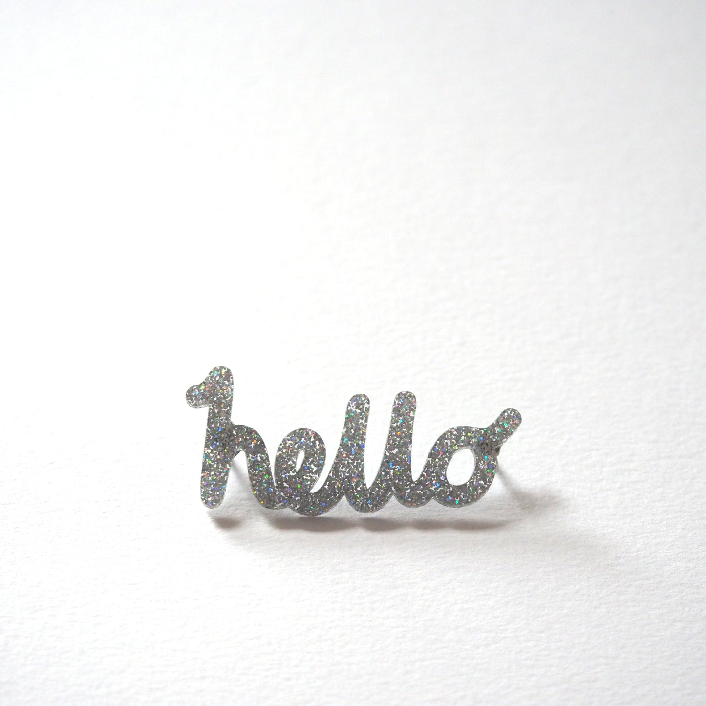 hello Brooch