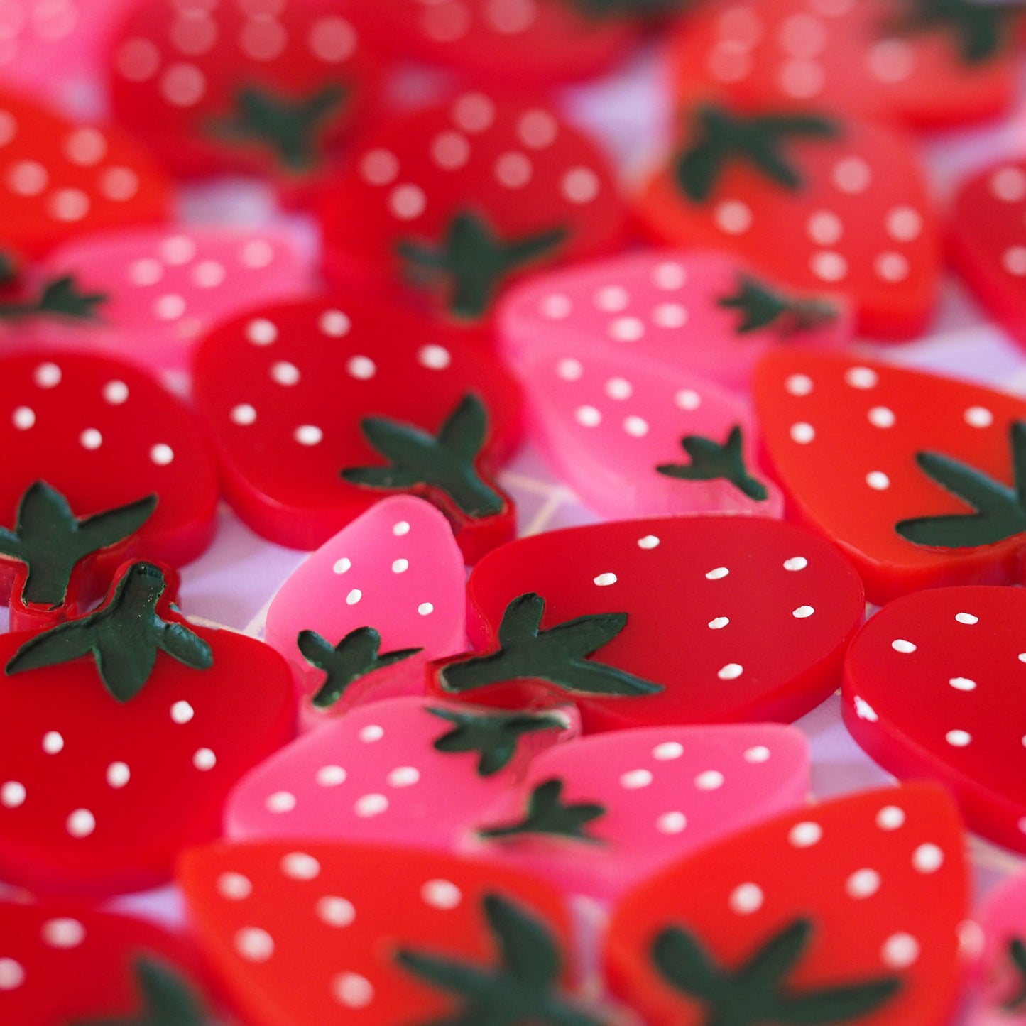 Strawberry Punnet Necklace
