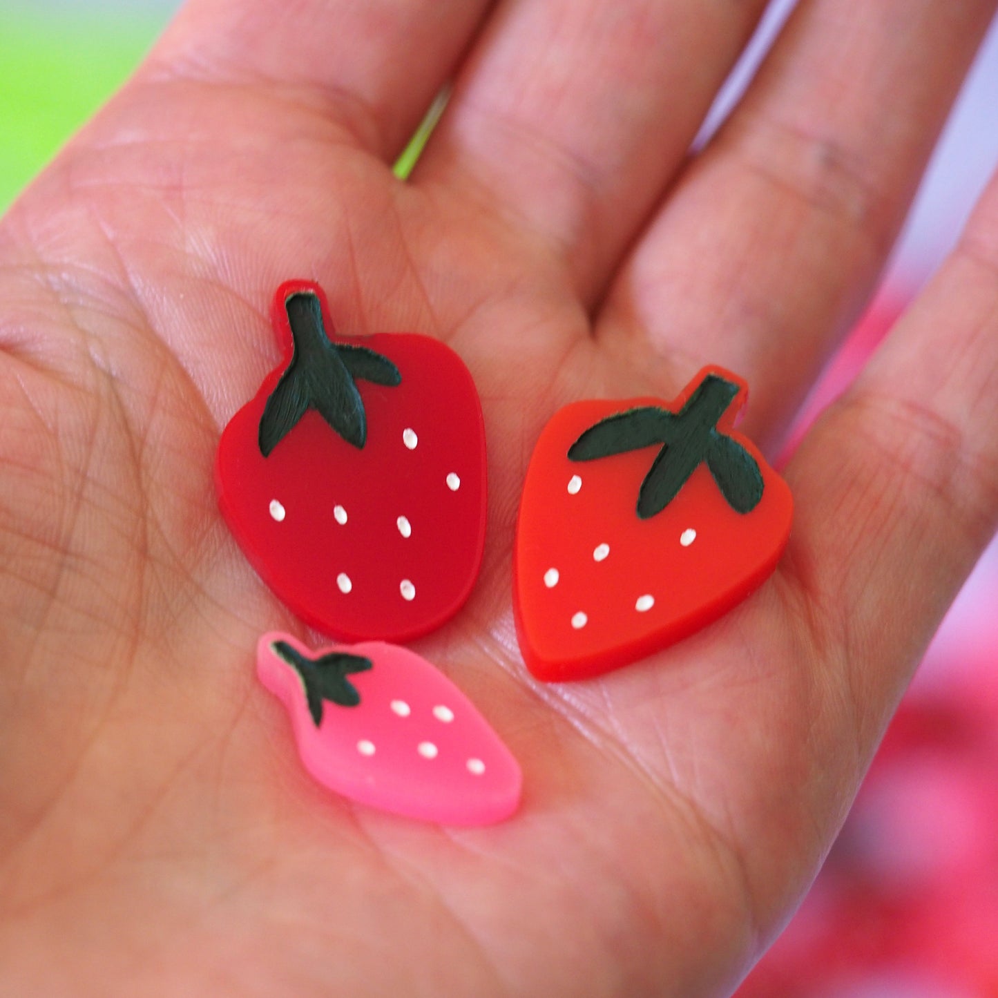 Strawberry Punnet Necklace