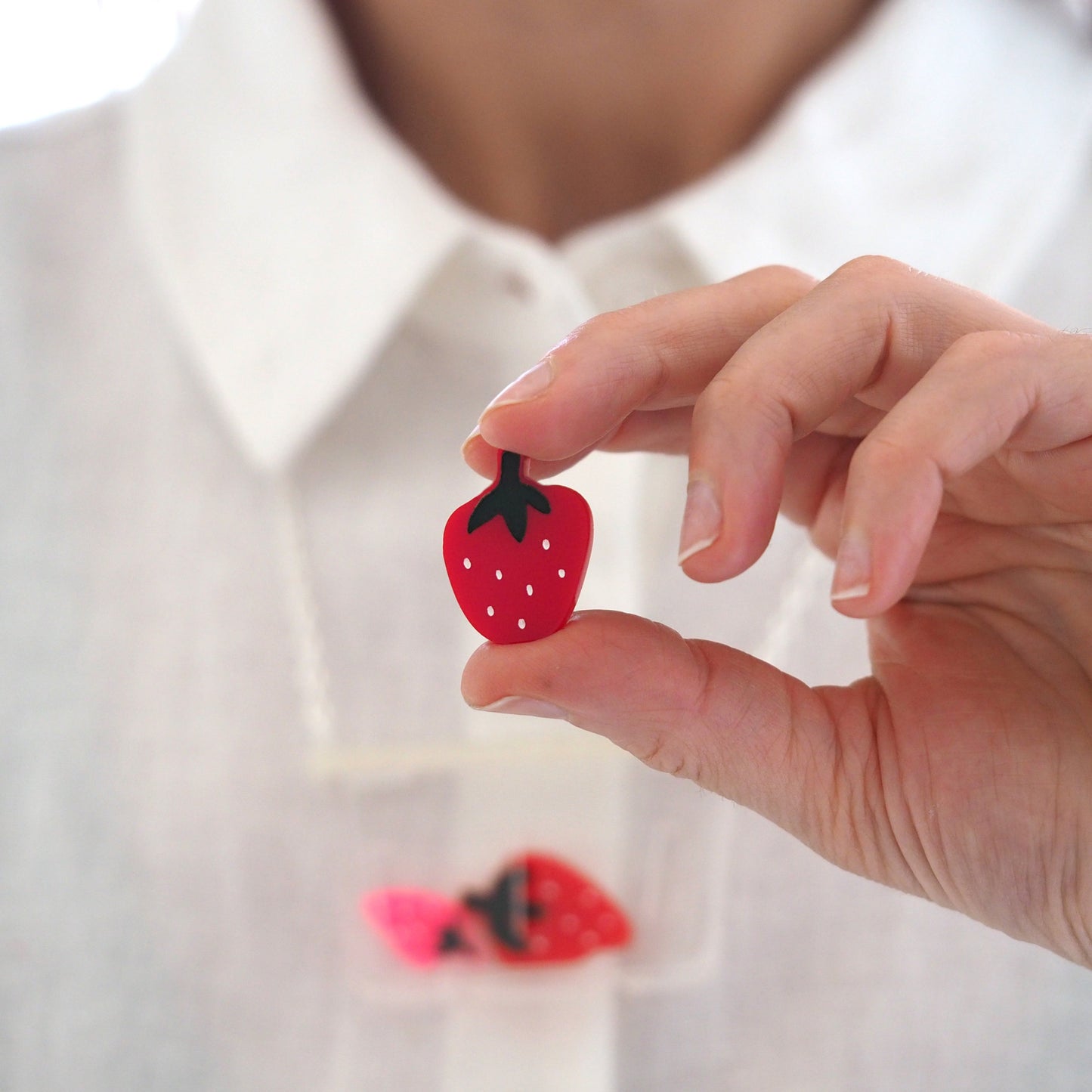 Strawberry Punnet Necklace