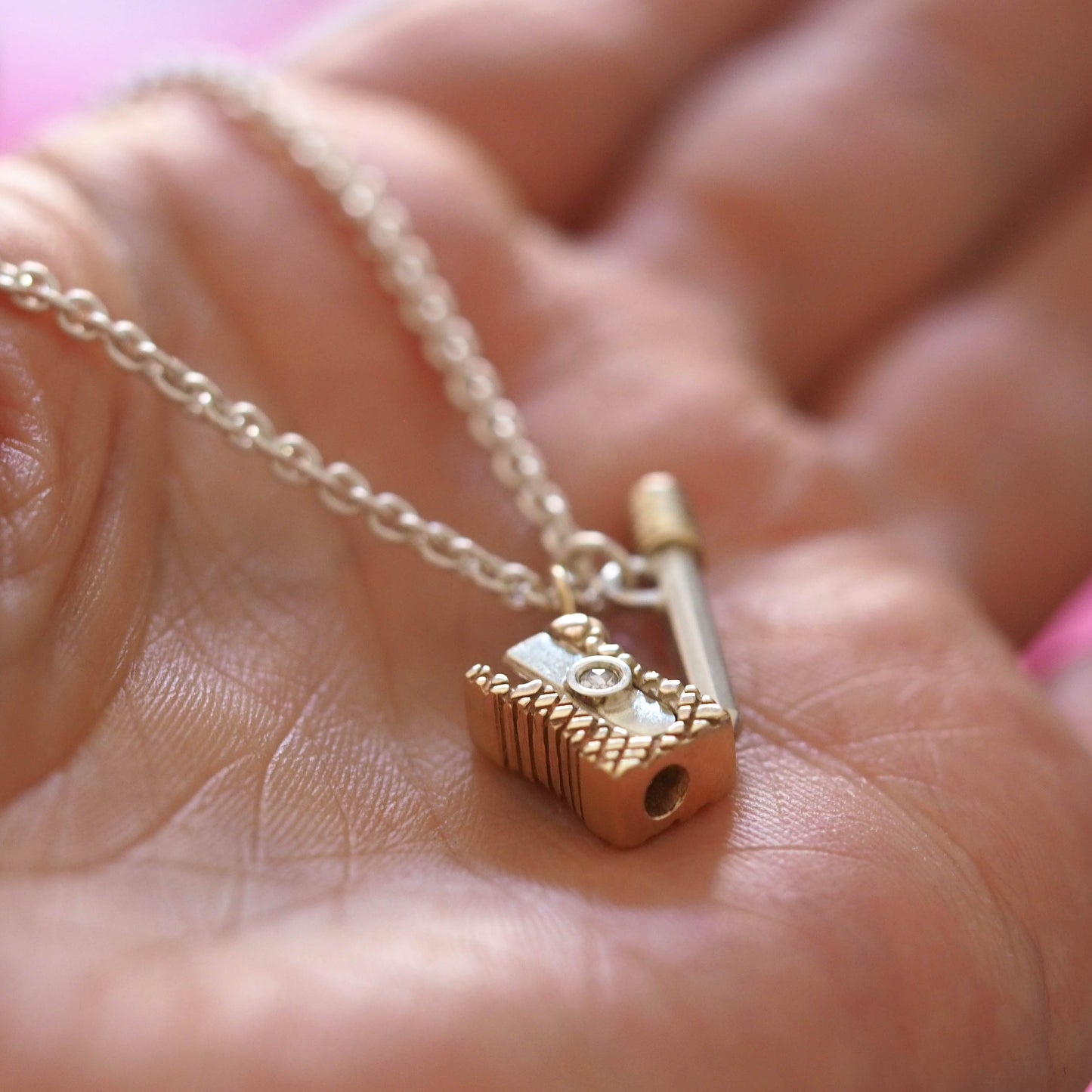 Pencil & Sharpener Necklace