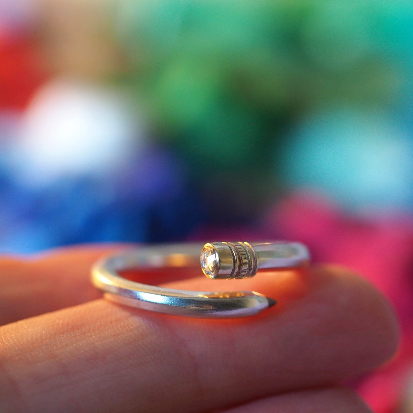 Pencil Ring - Diamond