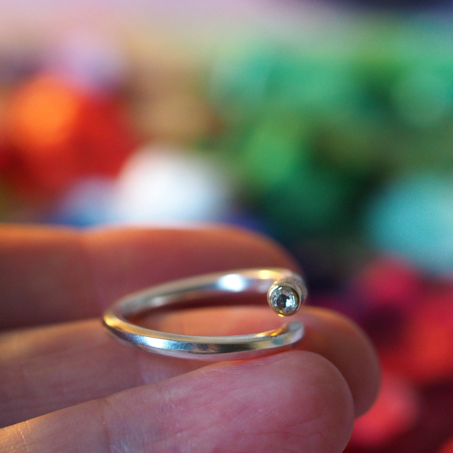 Pencil Ring - Diamond