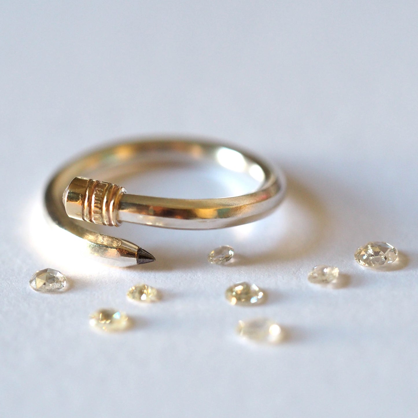 Pencil Ring - Diamond