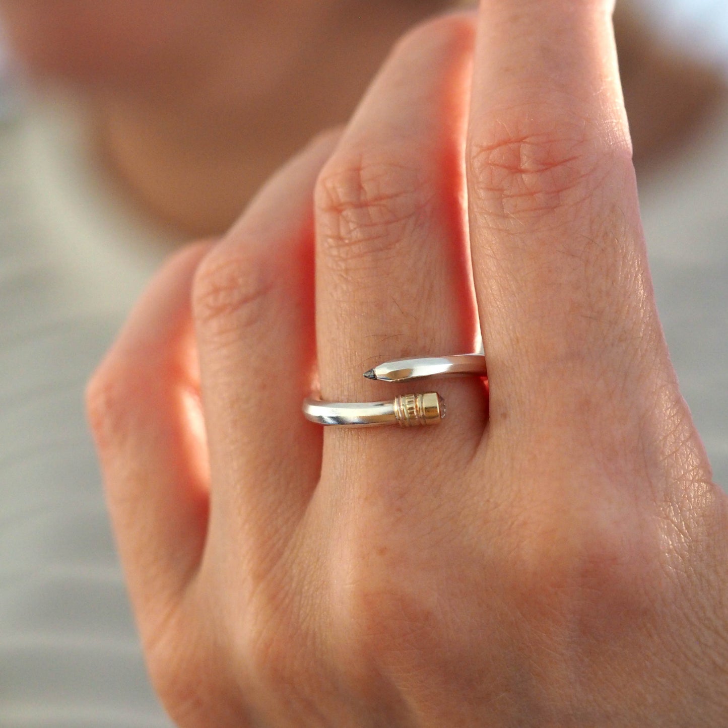Pencil Ring - Diamond
