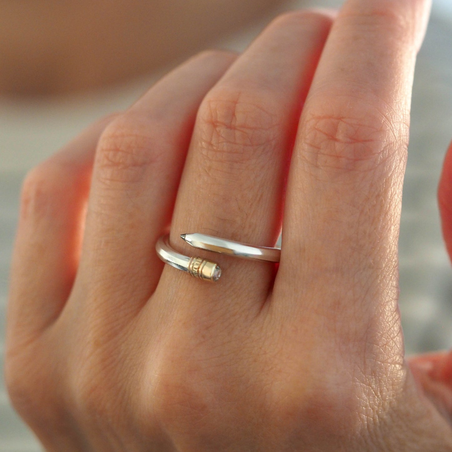 Pencil Ring - Diamond