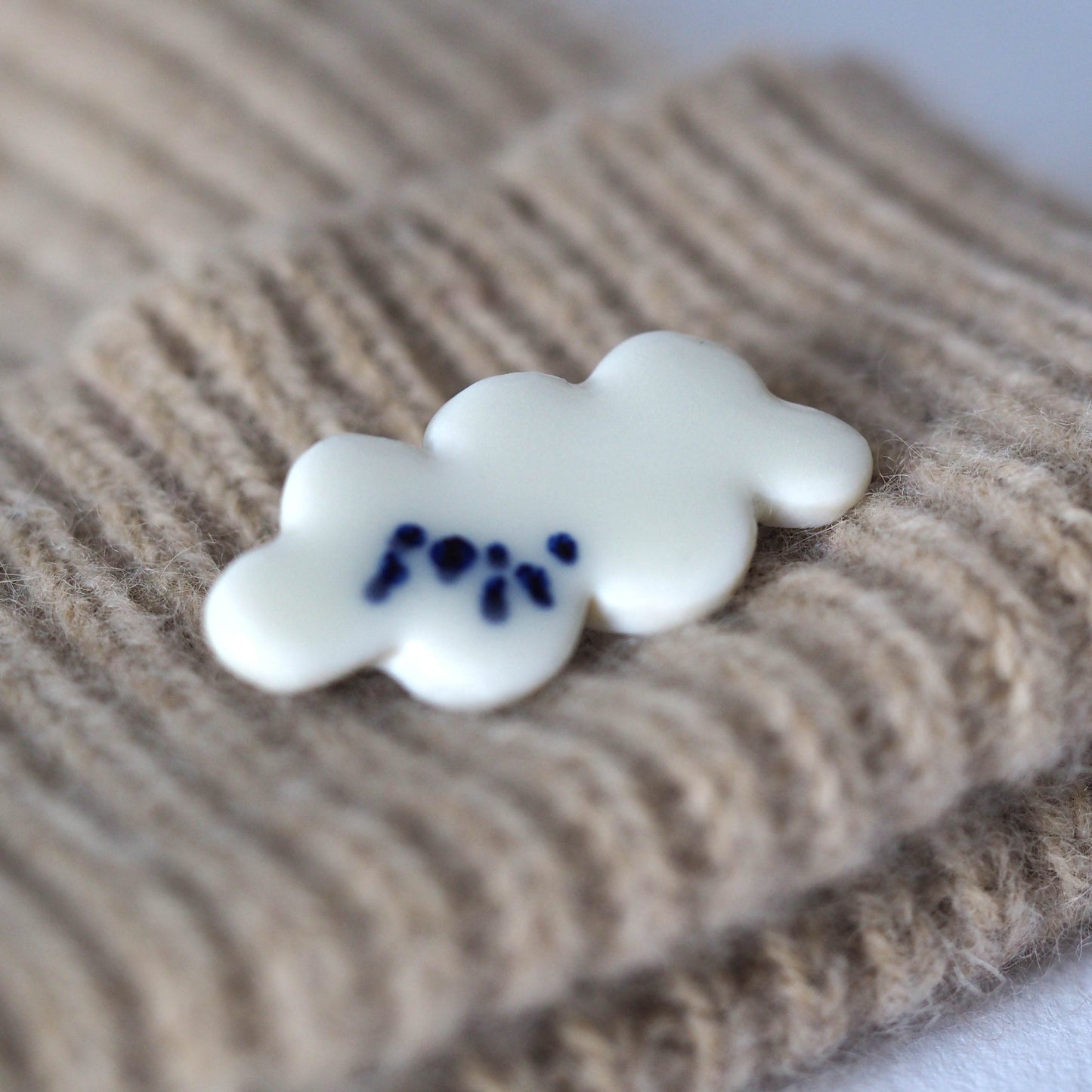 Cloud Three Brooch