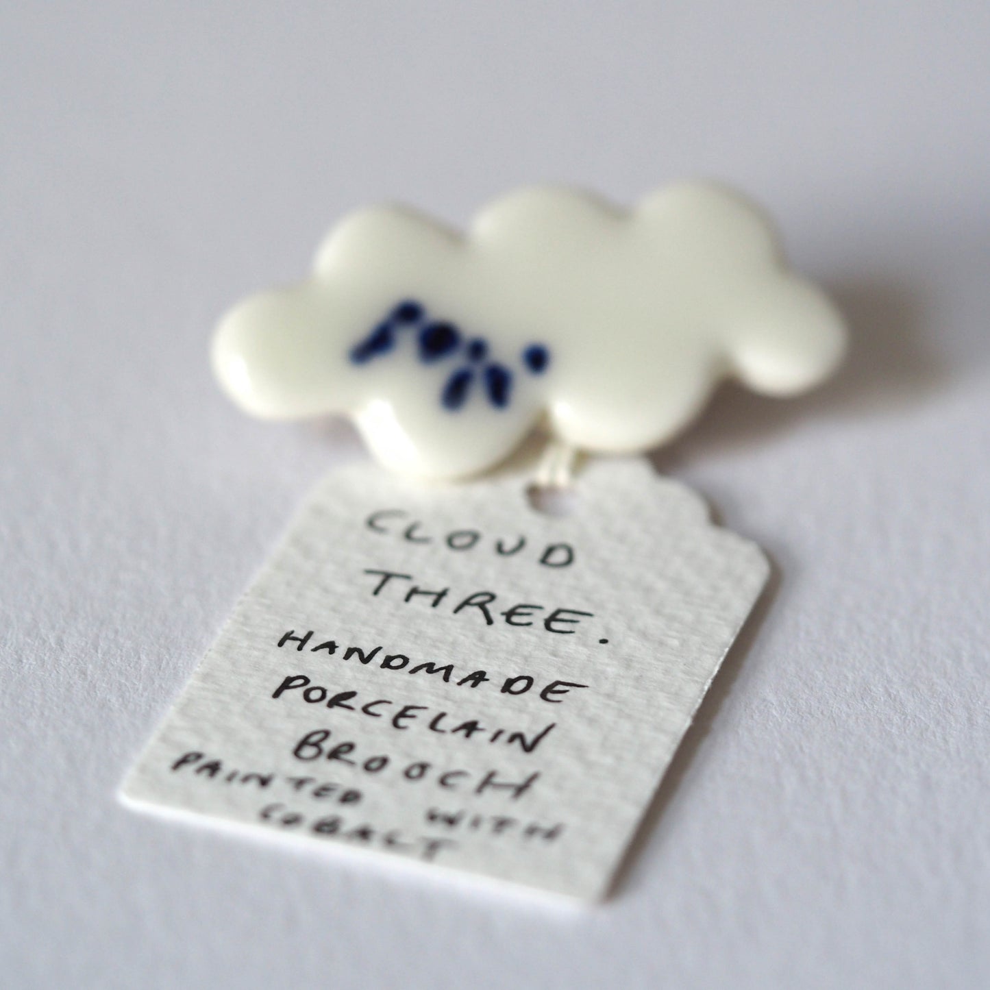 Cloud Three Brooch