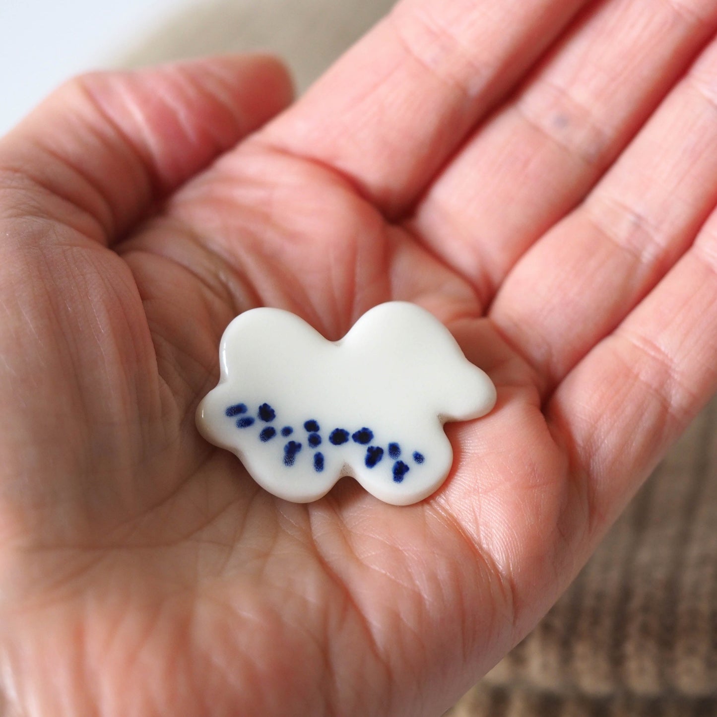 Cloud One Brooch