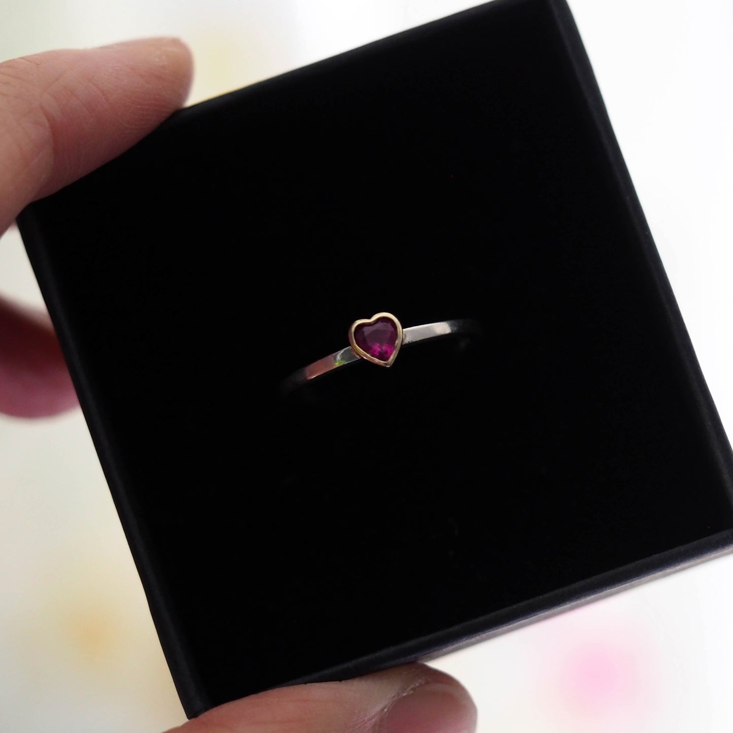 Ruby Heart Ring
