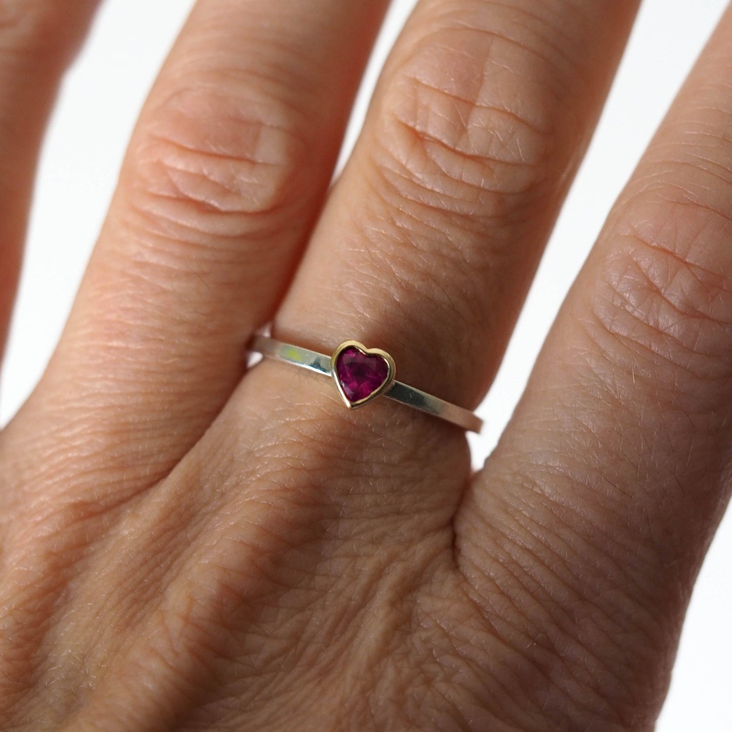 Ruby Heart Ring