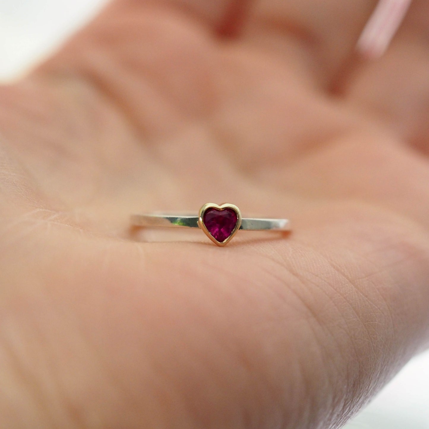 Ruby Heart Ring