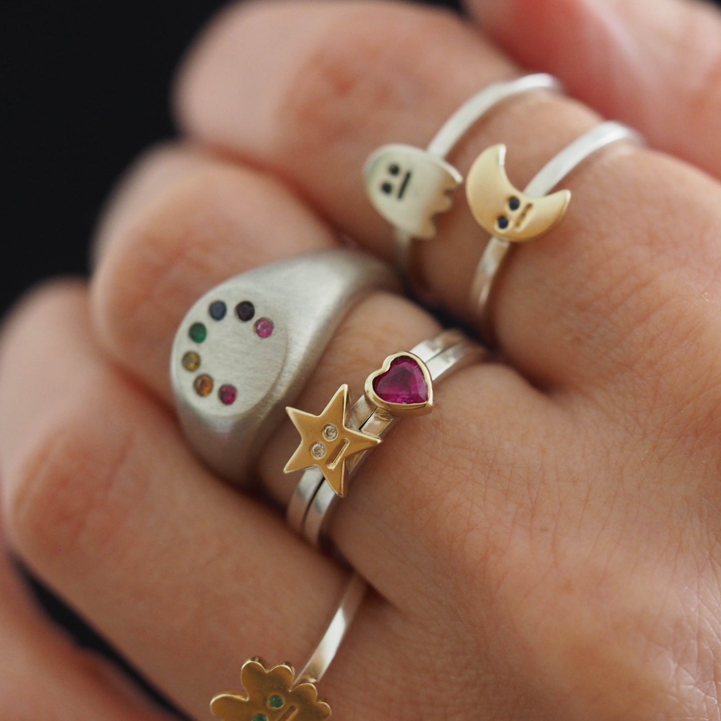 Ruby Heart Ring