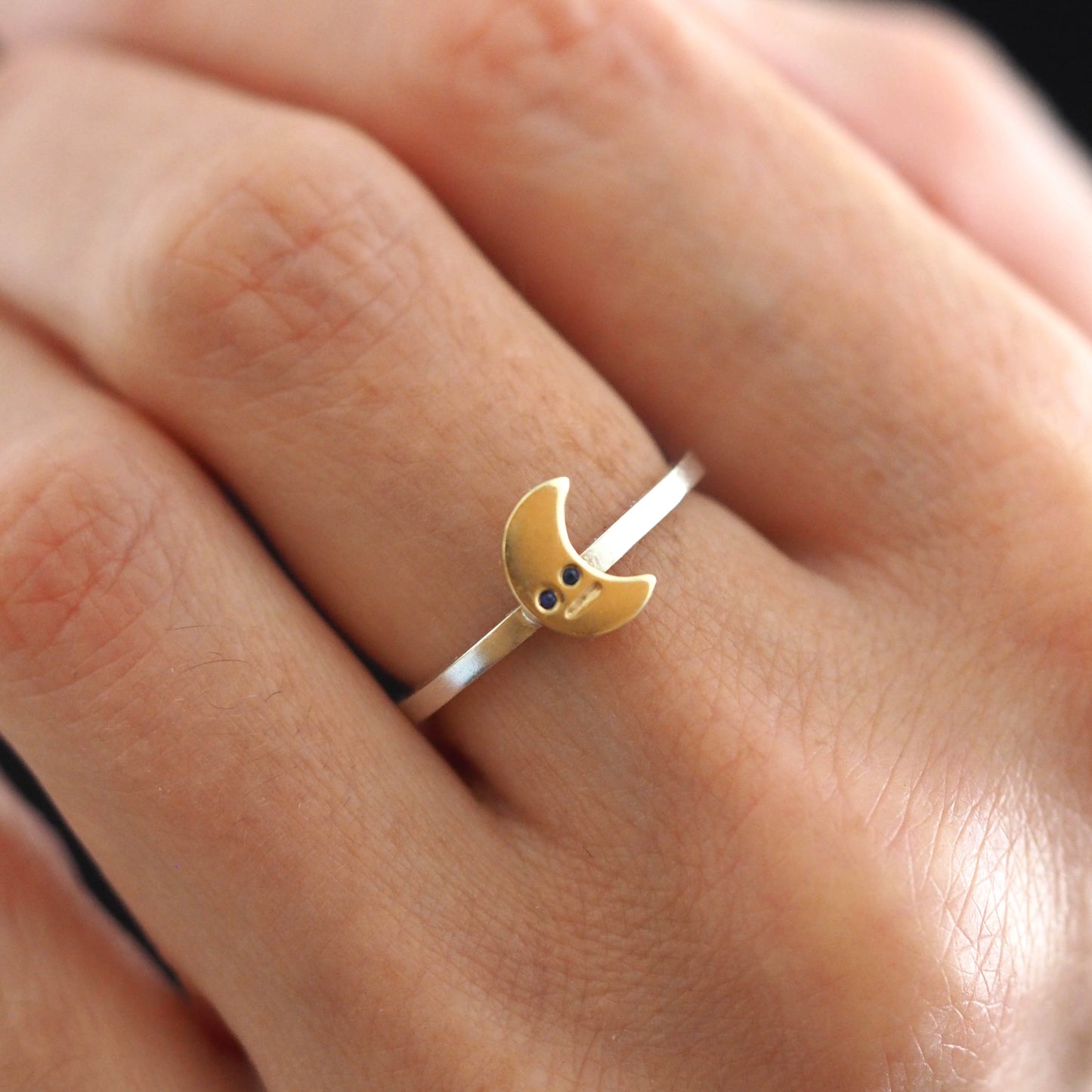 Baby Moon Ring