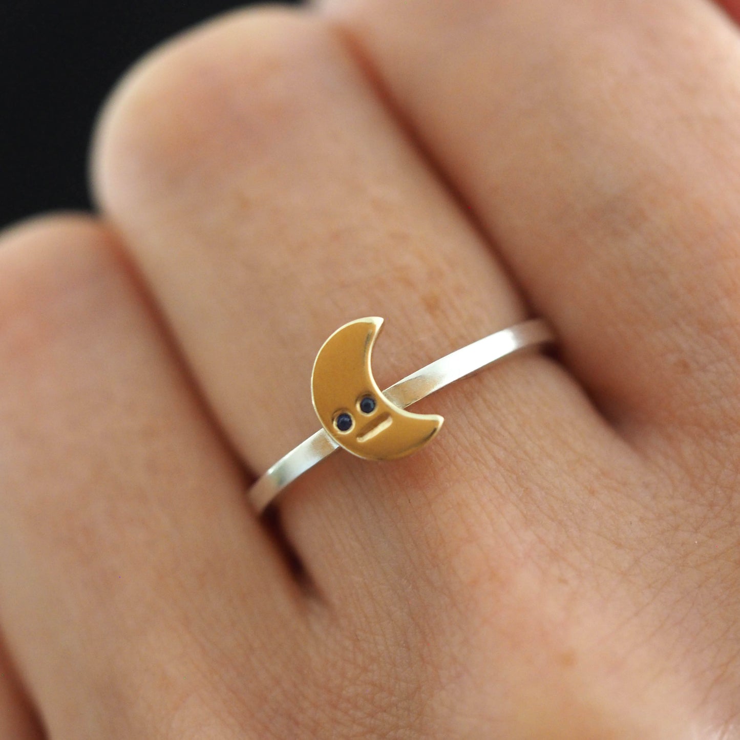 Baby Moon Ring