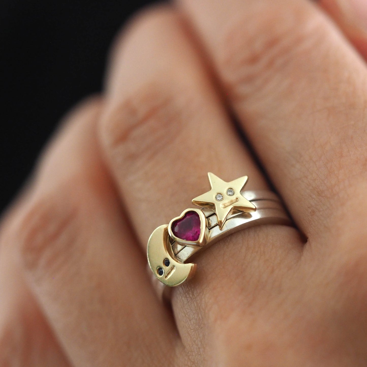 Baby Moon Ring