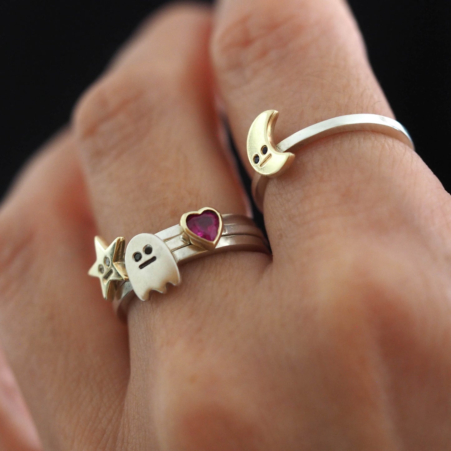 Baby Moon Ring