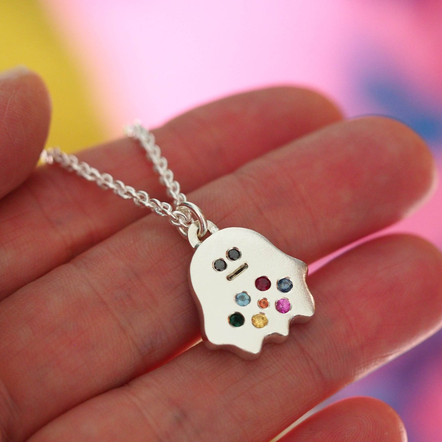 Hungry Ghost Baby Gem Necklace