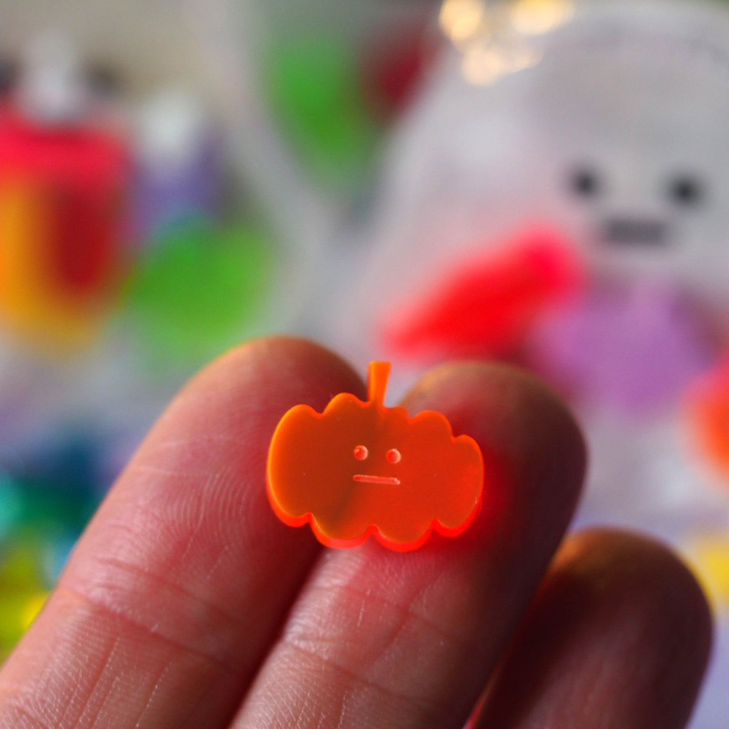 Halloween Hungry Ghost Necklace