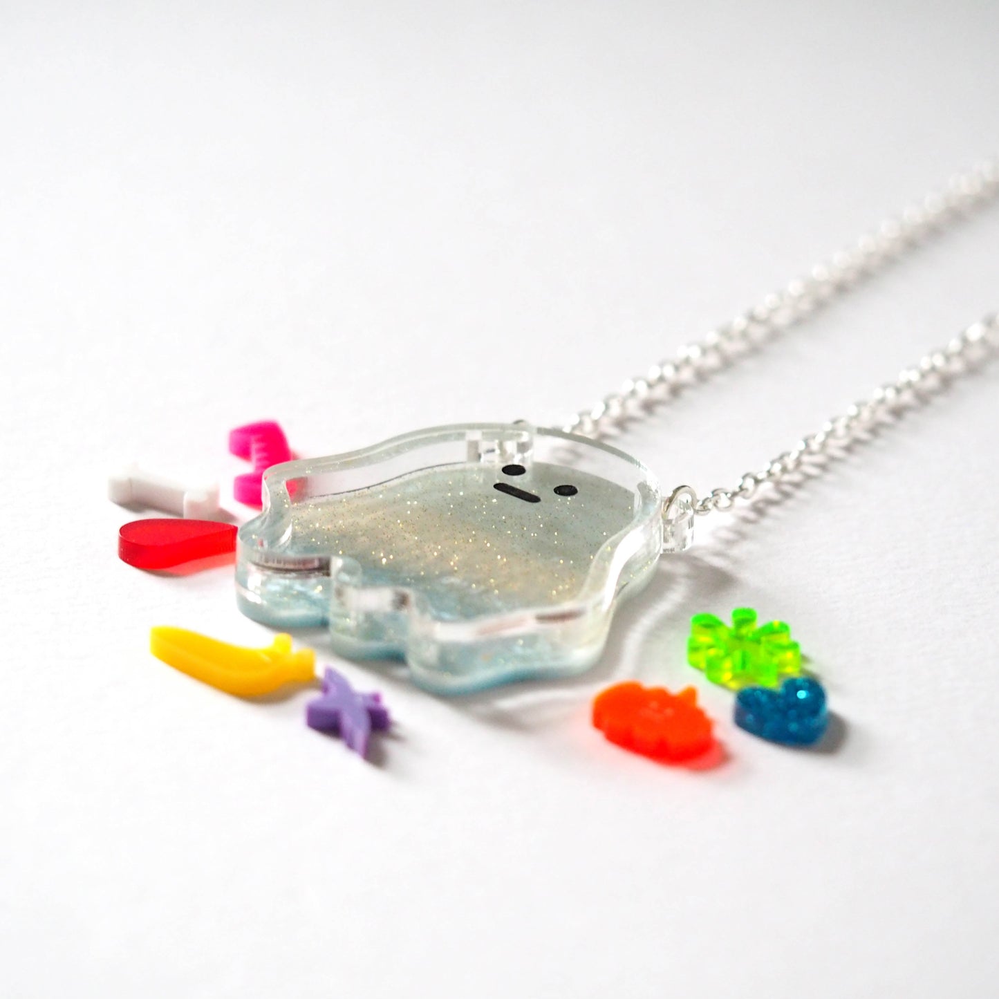 Halloween Hungry Ghost Necklace
