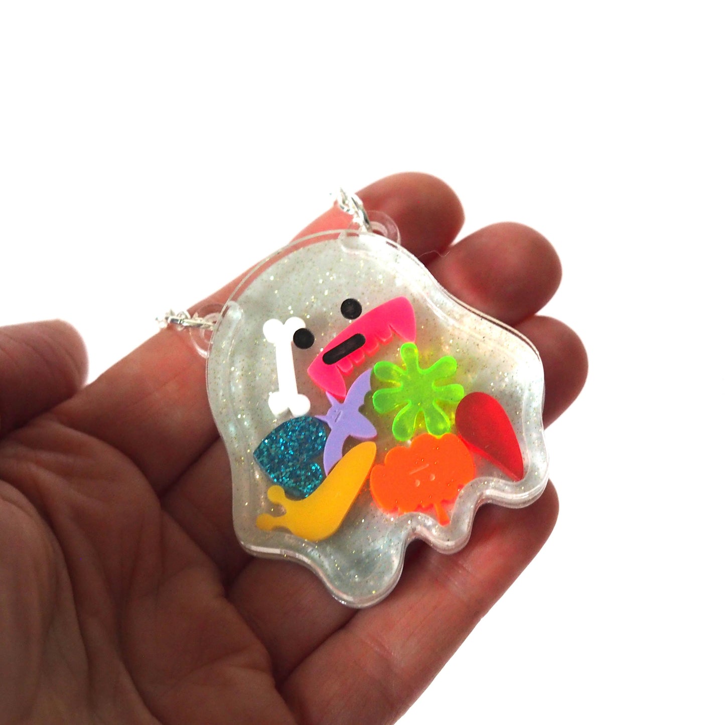 Halloween Hungry Ghost Necklace
