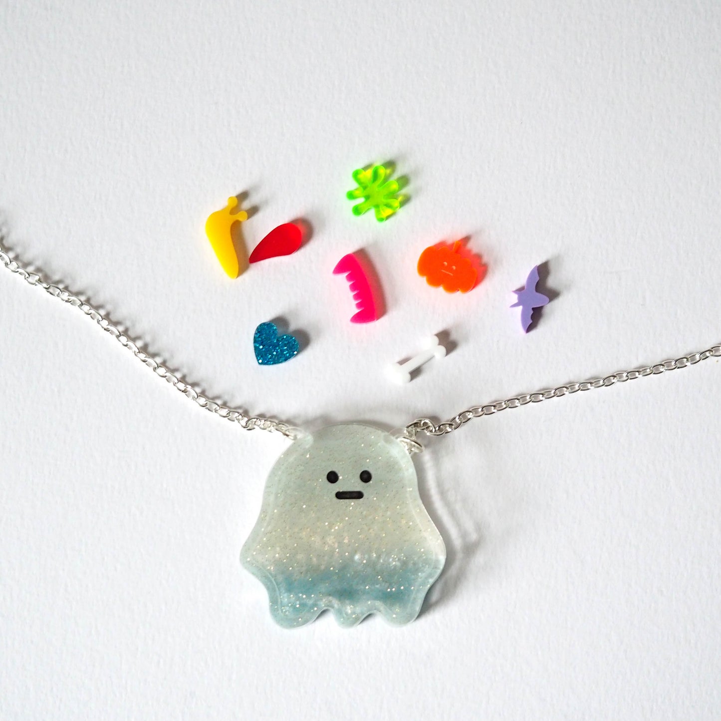 Halloween Hungry Ghost Necklace