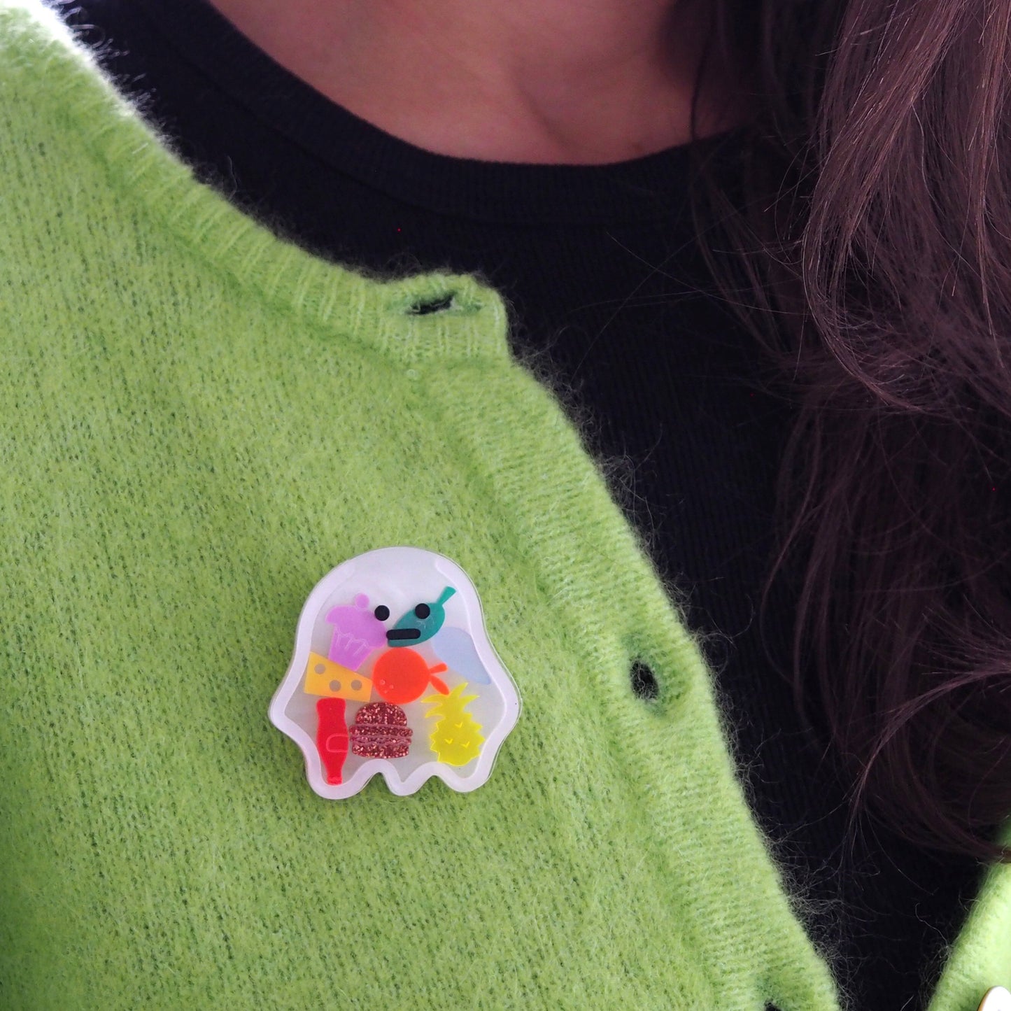 Hungry Ghost Brooch Set