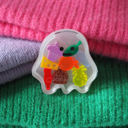 Hungry Ghost Brooch Set