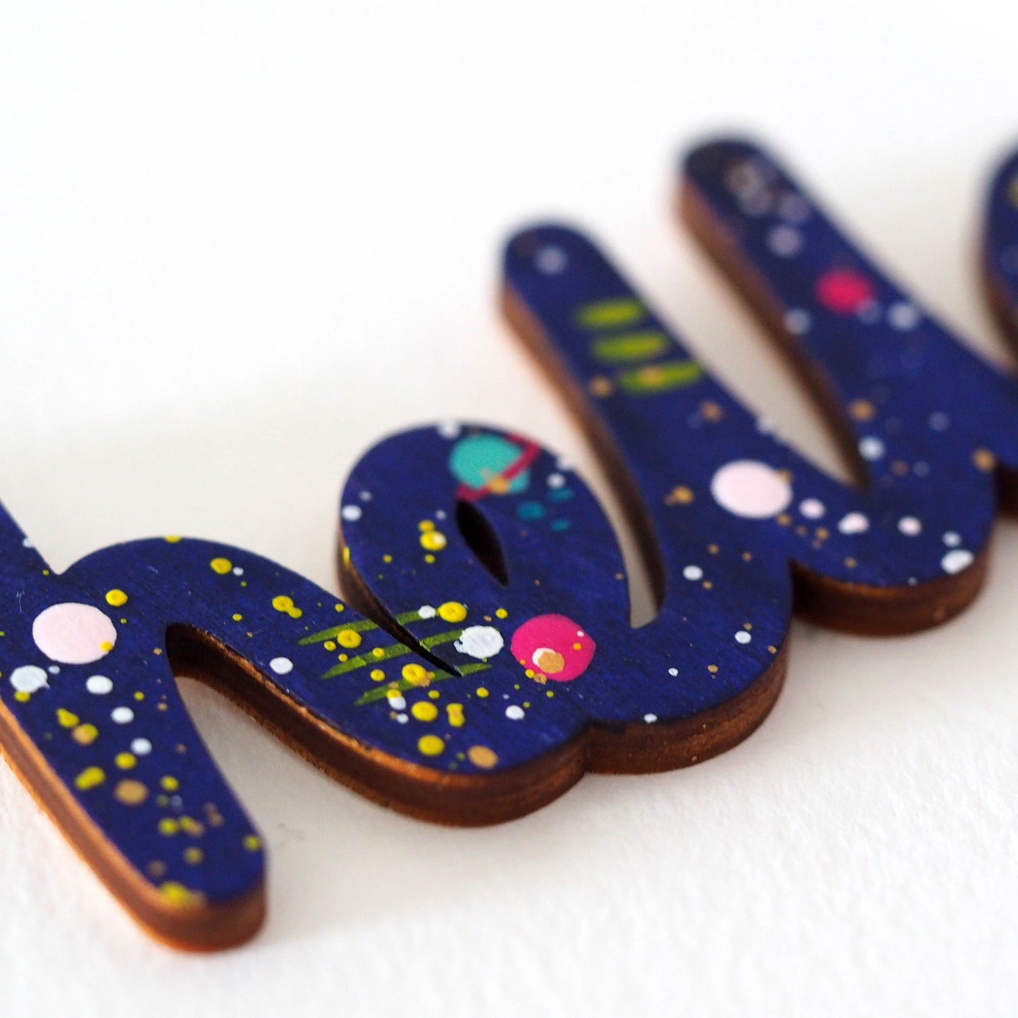 Night Sky "hello" Necklace