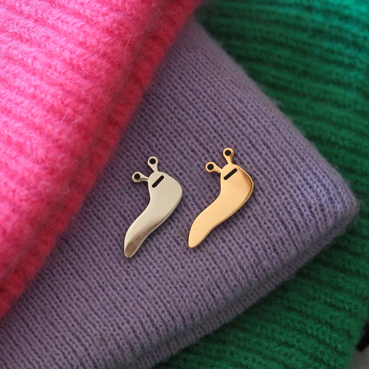 Slug Enamel Pin Badge