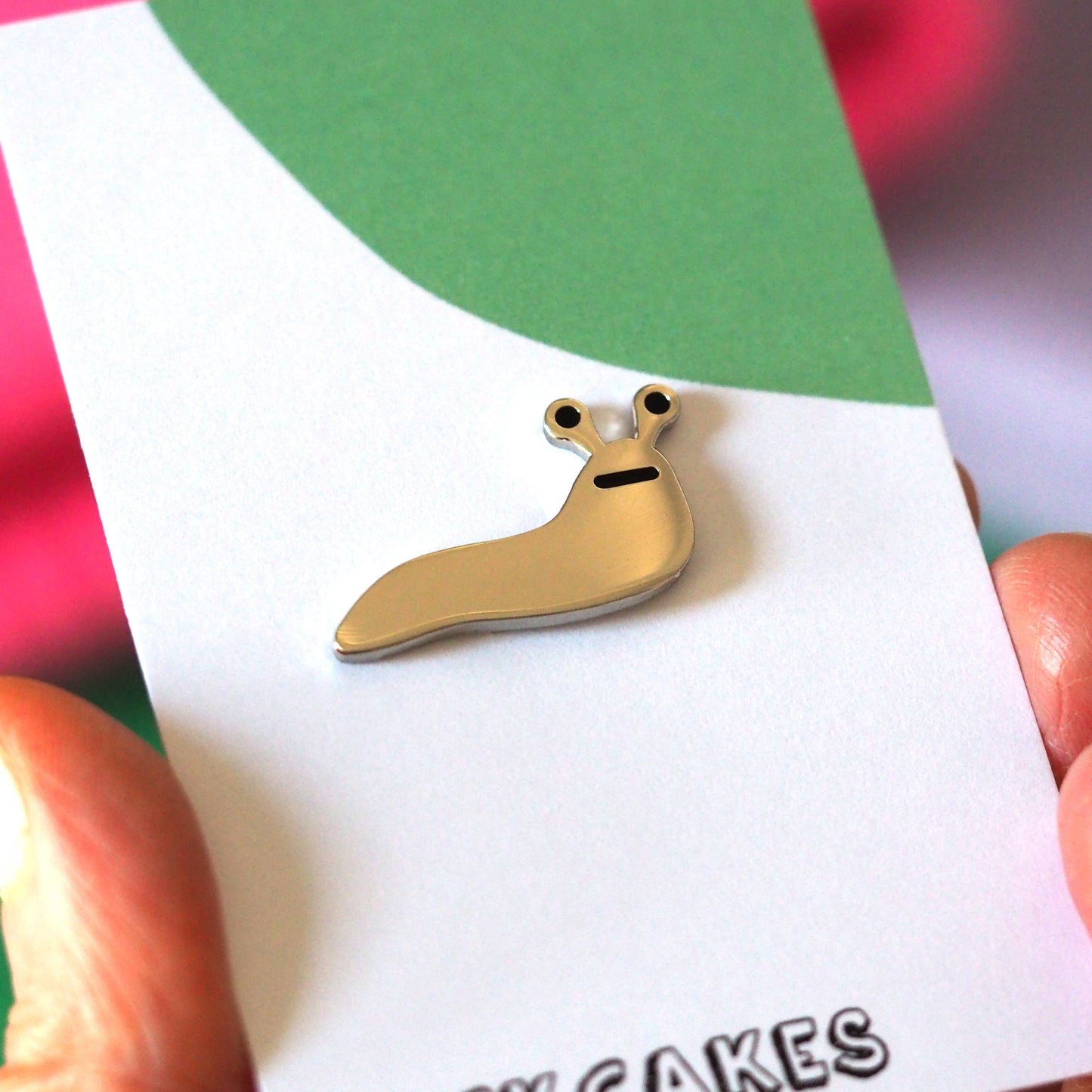Slug Enamel Pin Badge