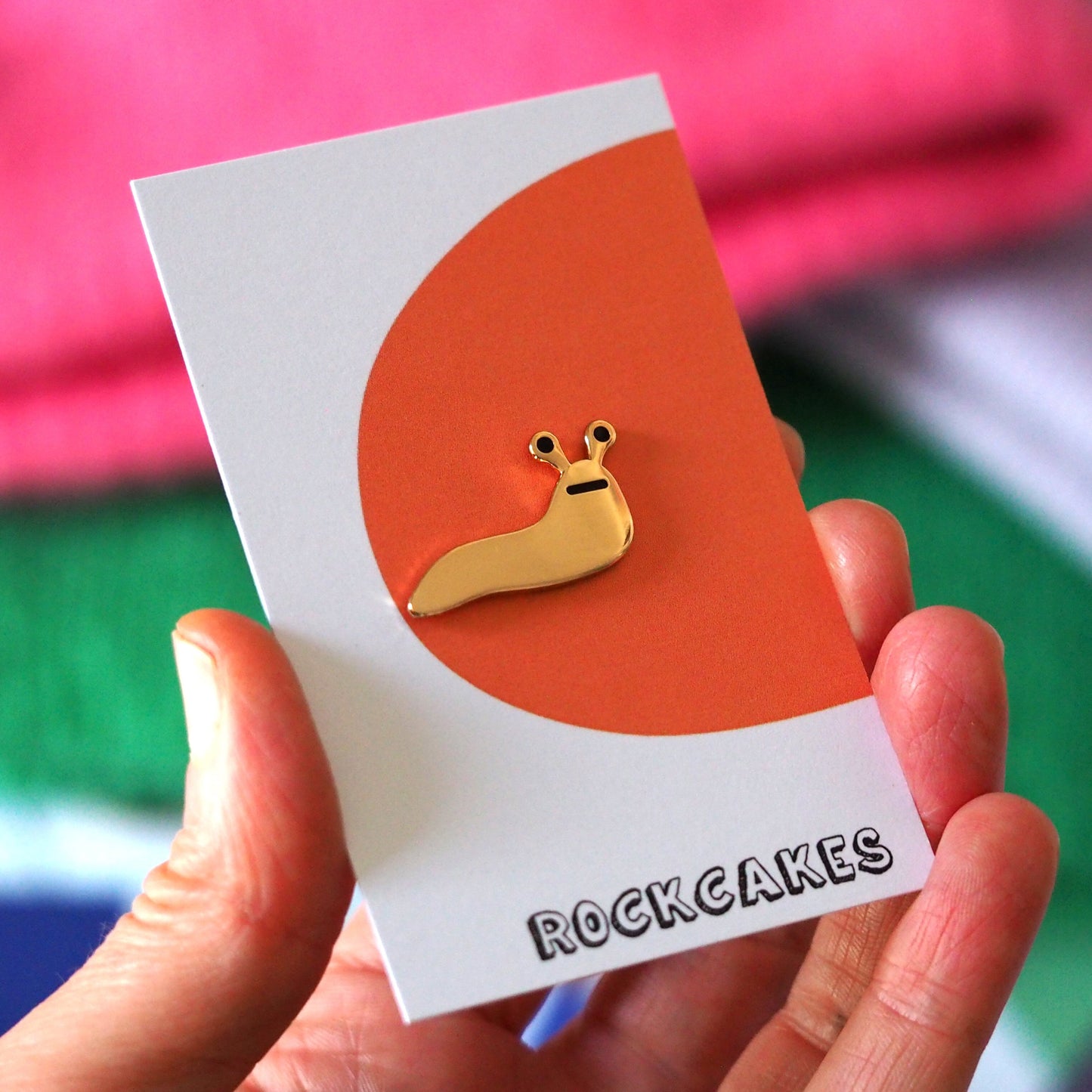 Slug Enamel Pin Badge