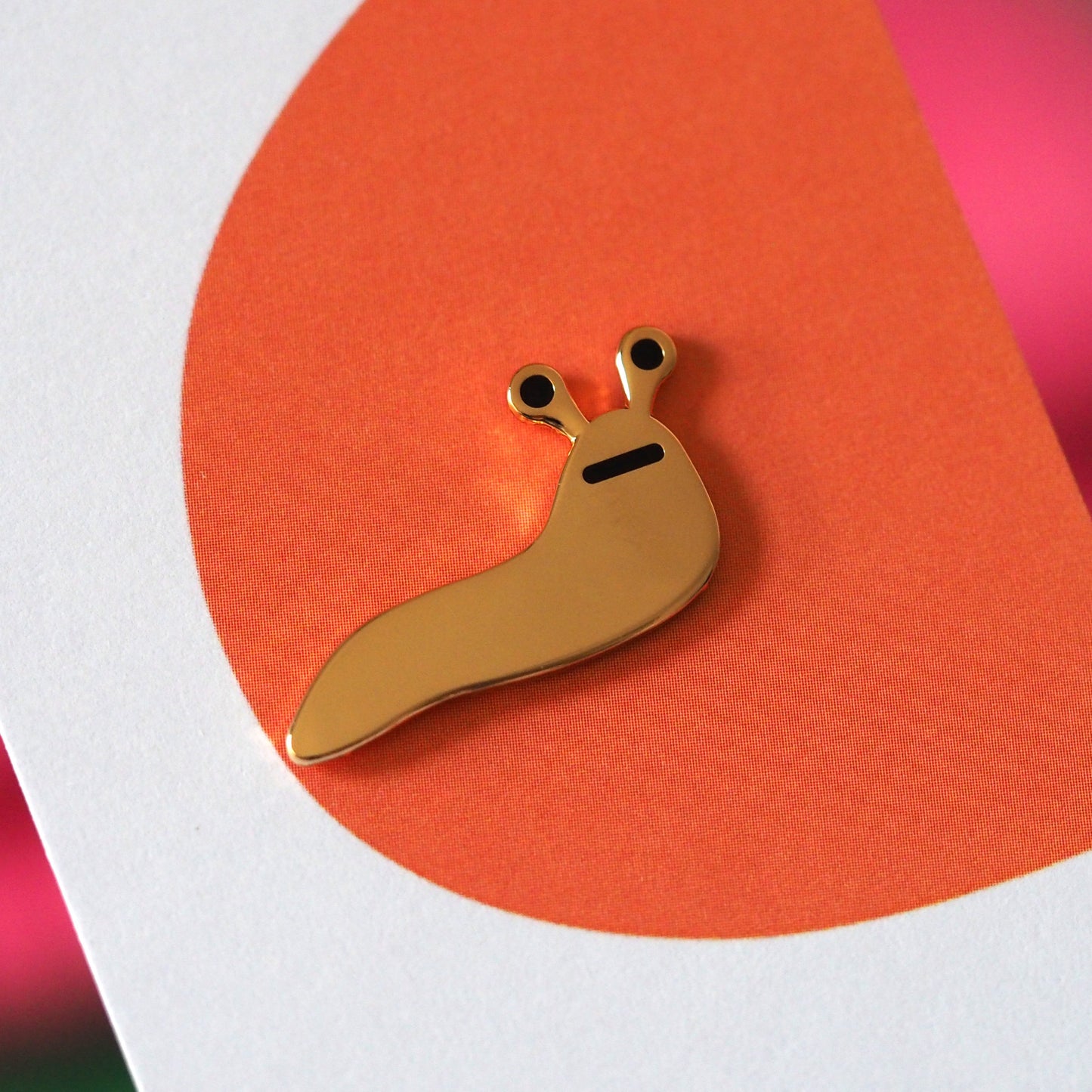 Slug Enamel Pin Badge