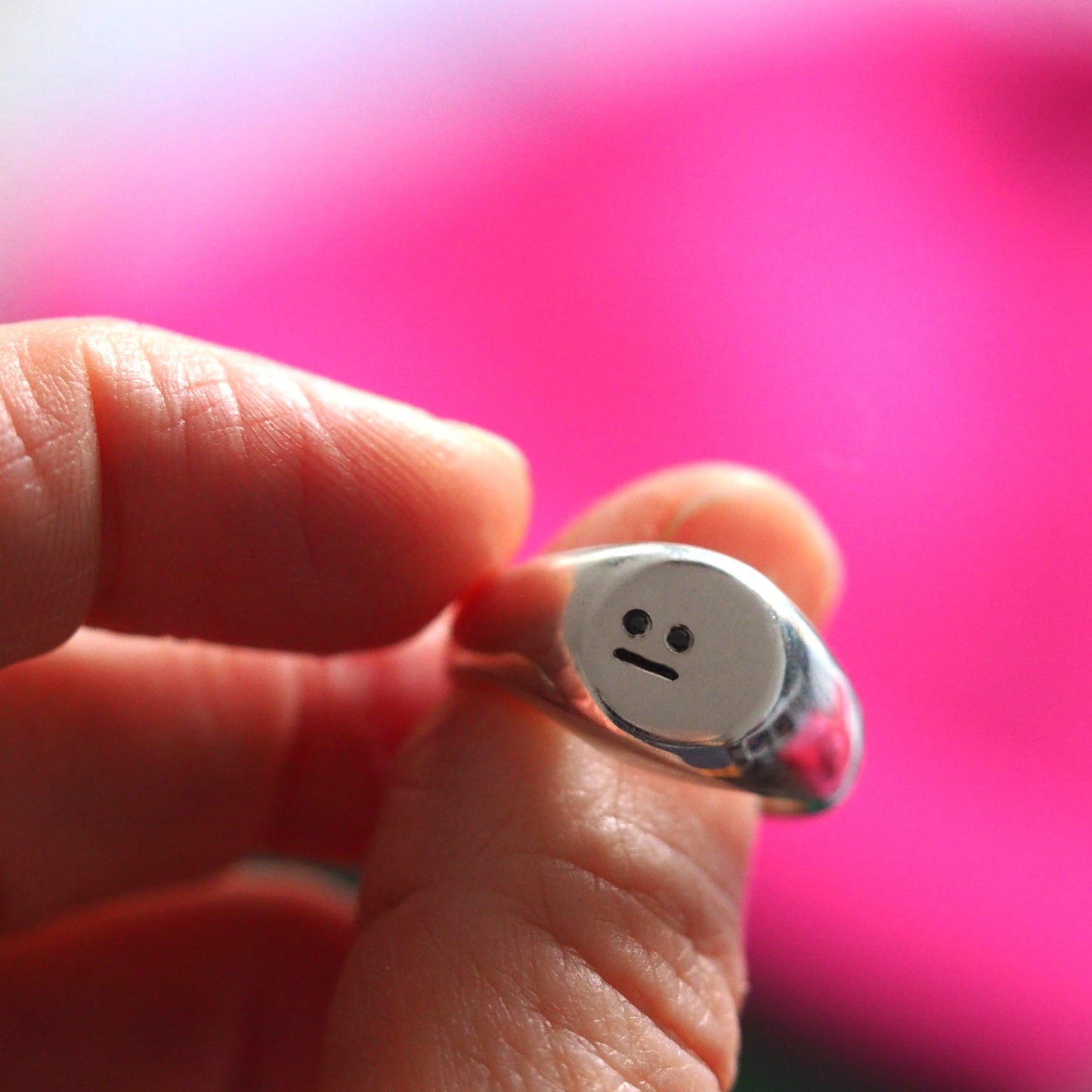 Face Signet Ring