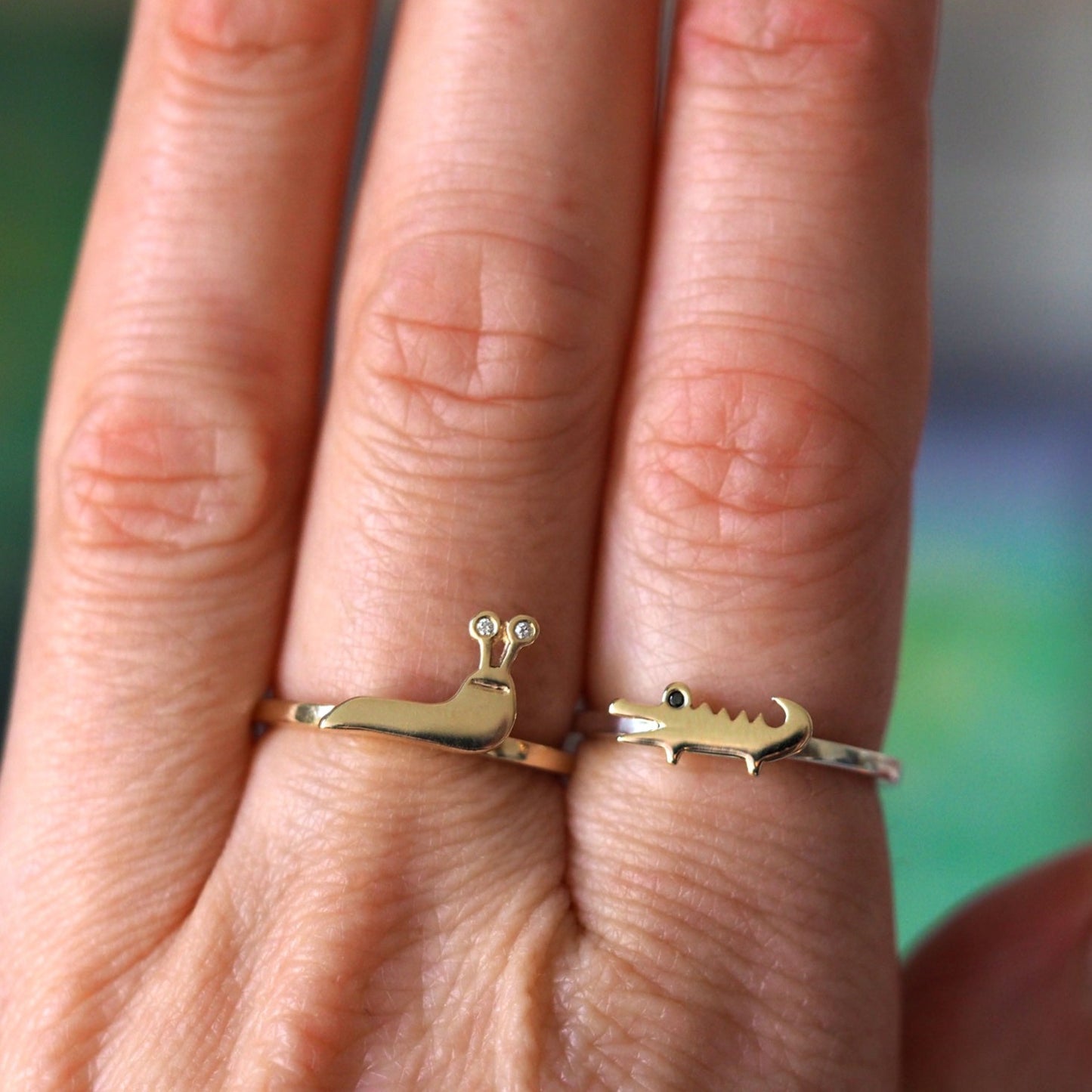 Baby Crocodile Ring