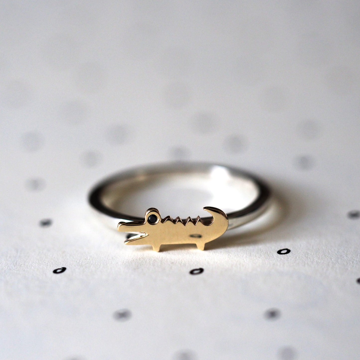 Baby Crocodile Ring