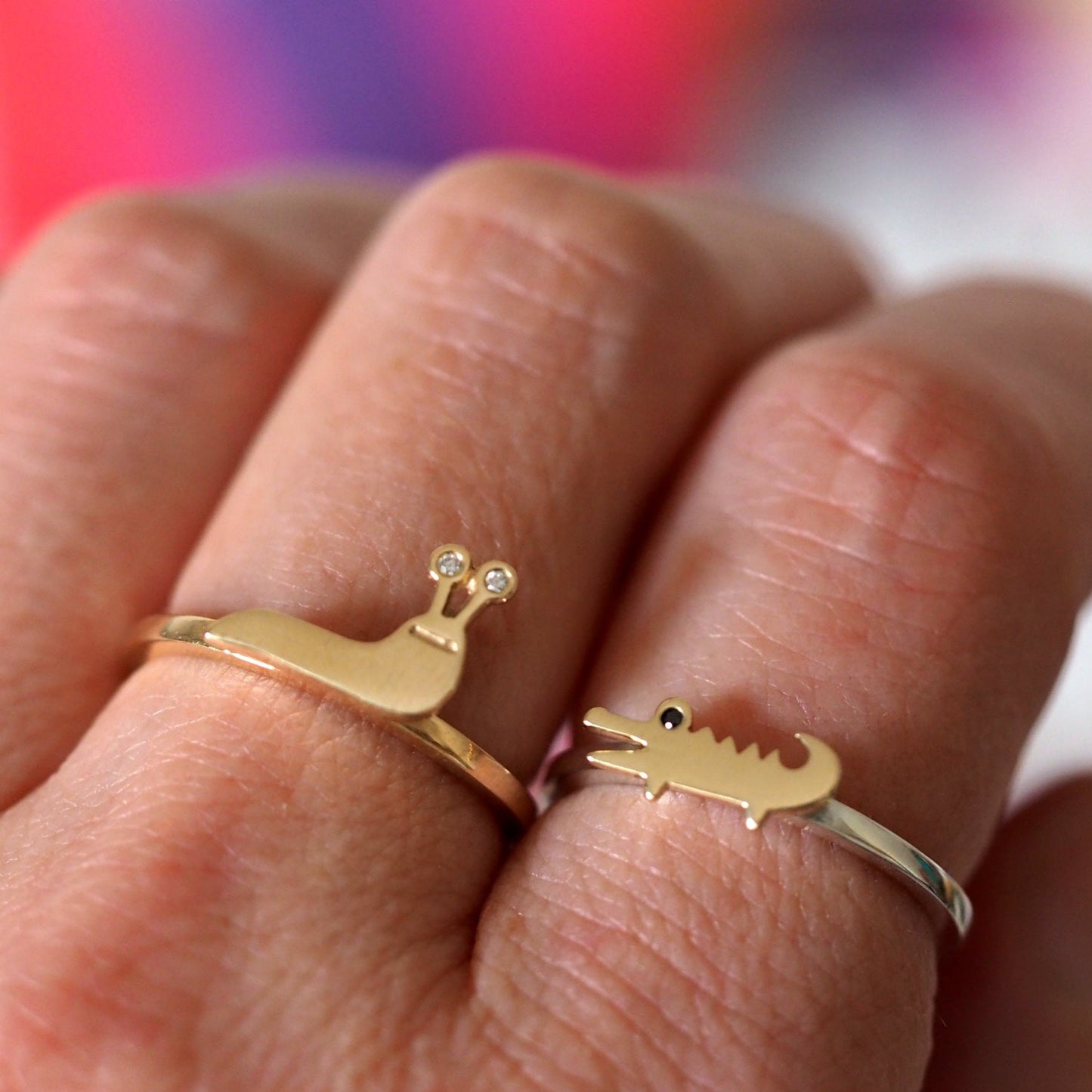 Baby Crocodile Ring