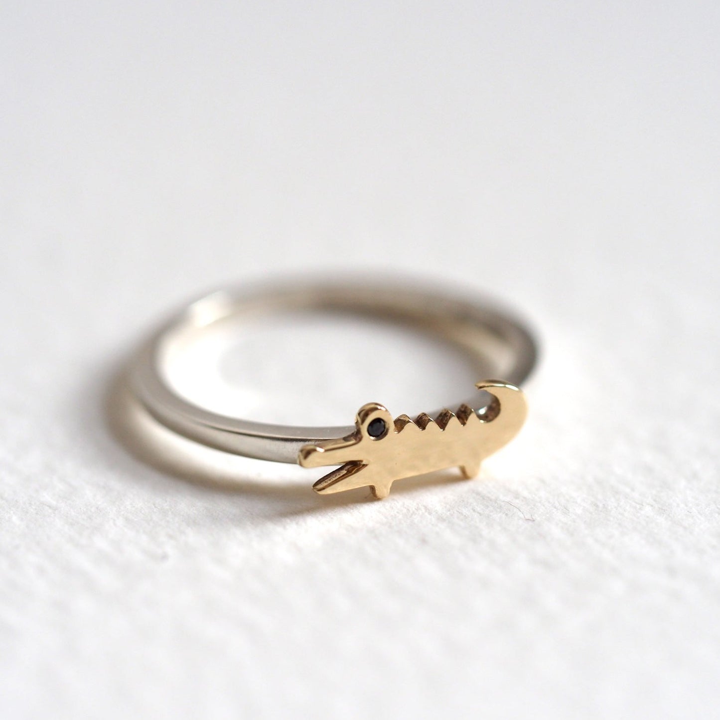 Baby Crocodile Ring