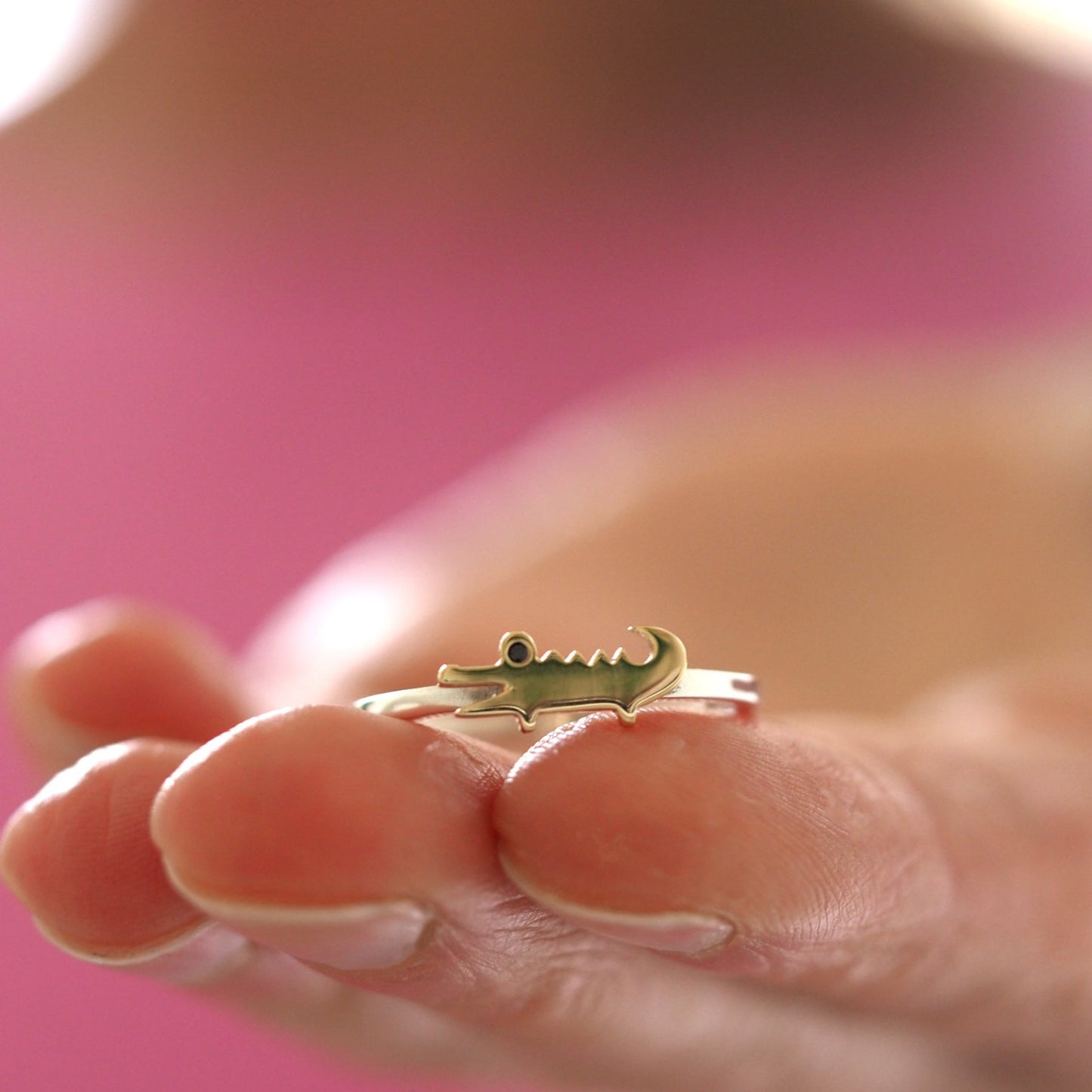 Baby Crocodile Ring