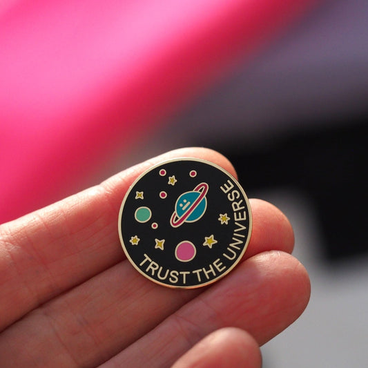 Trust the Universe Enamel Pin