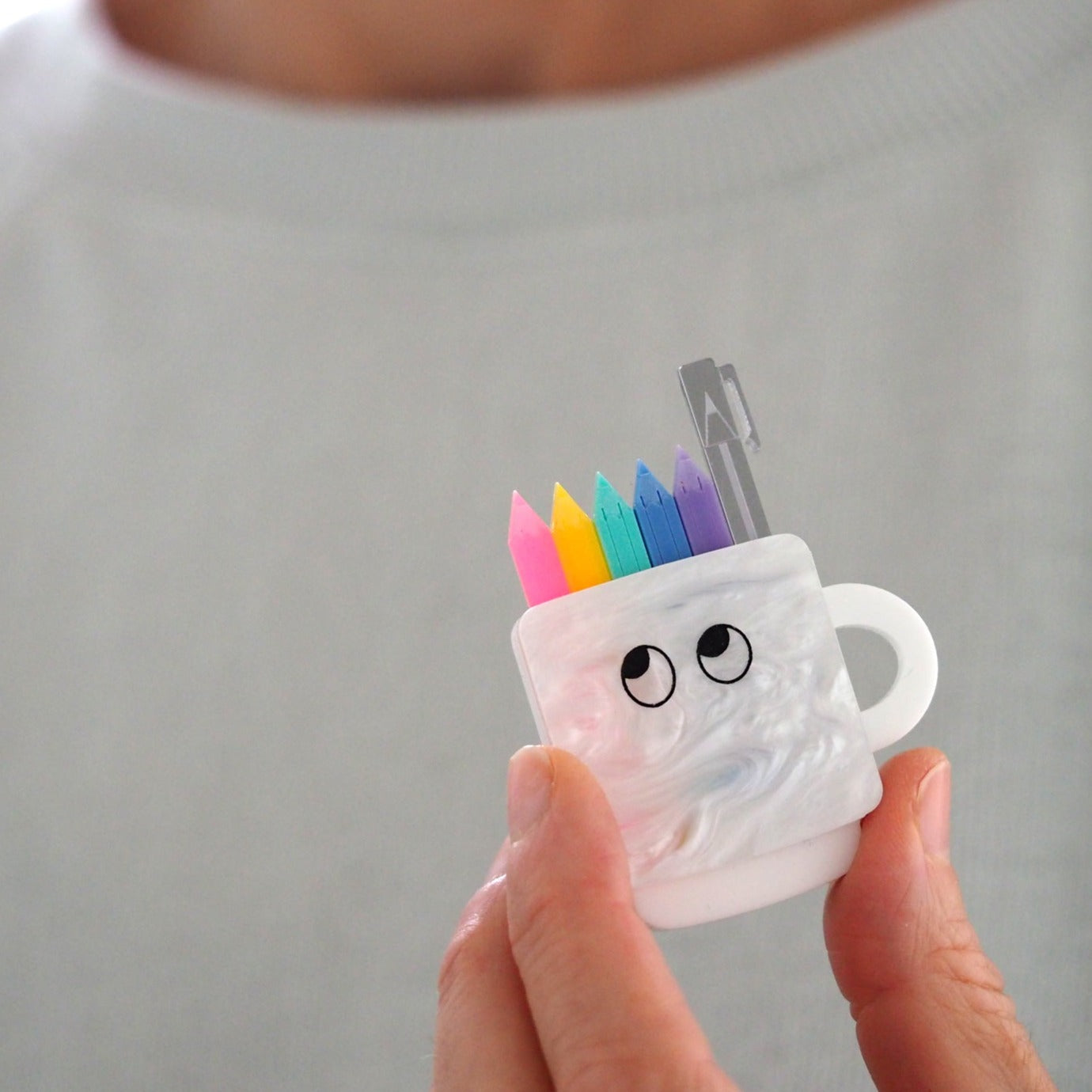 Pen Pot Brooch Set - Mix and Match