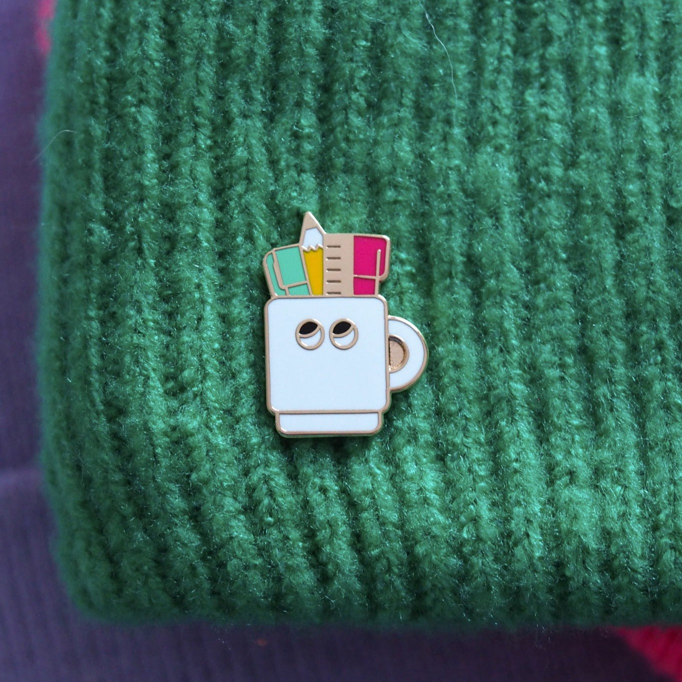 Pen Pot - Enamel Pin