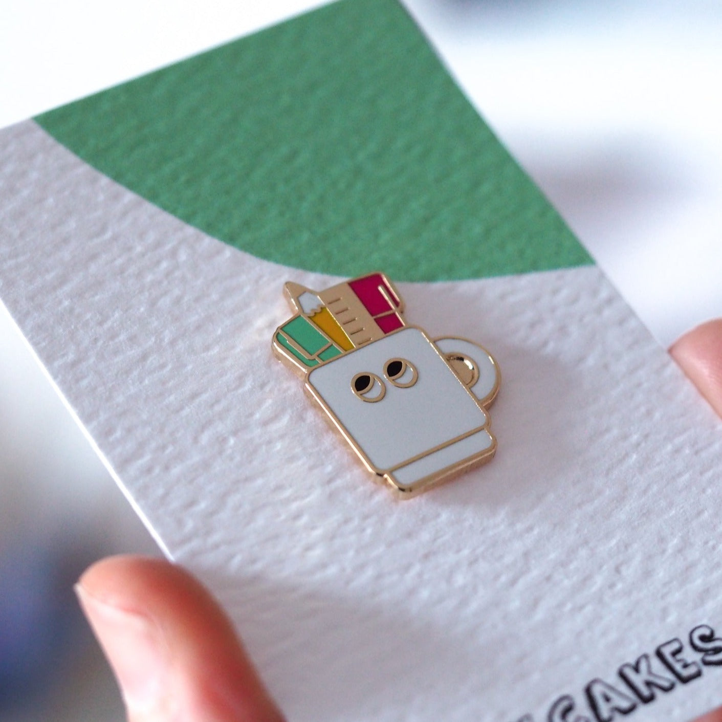 Pen Pot - Enamel Pin