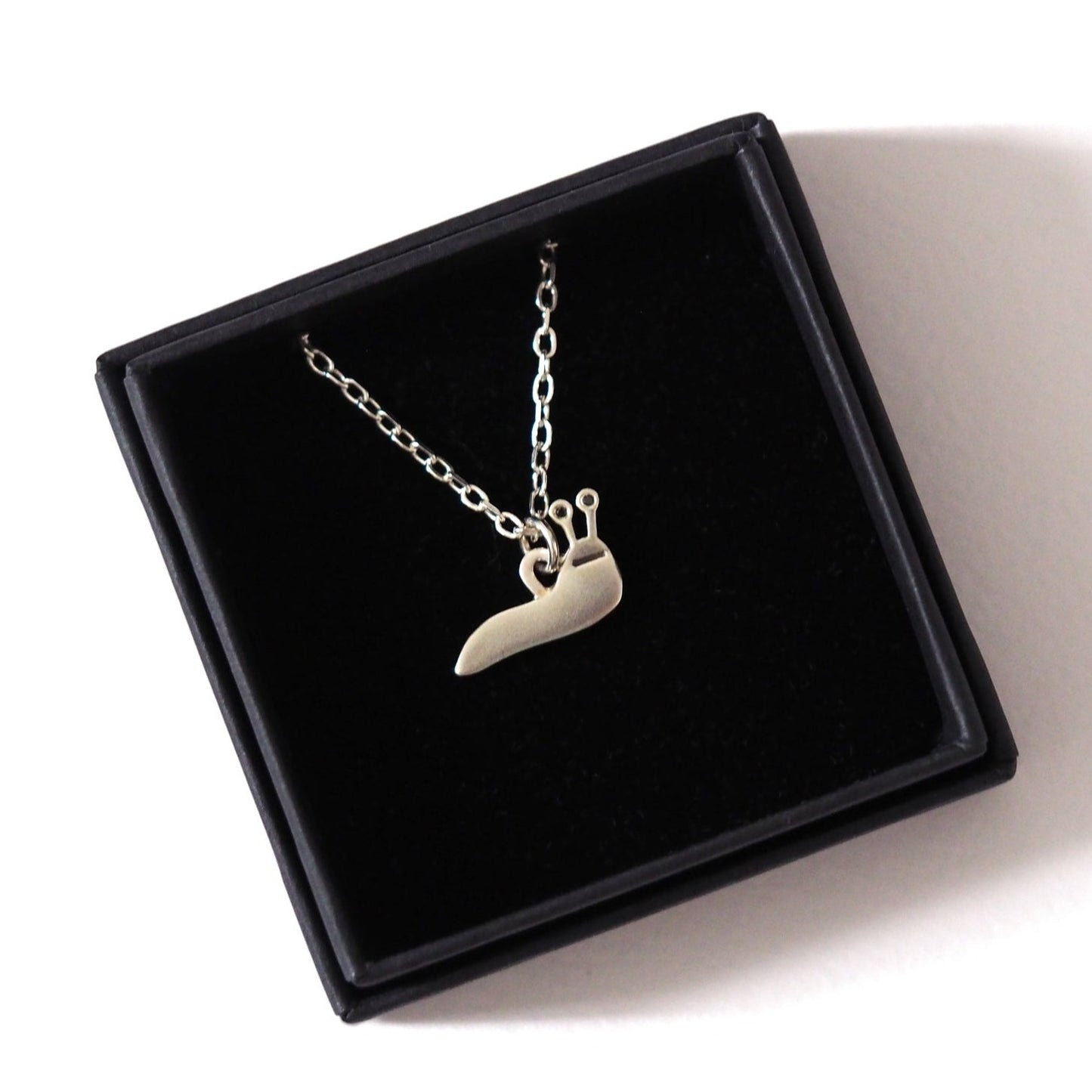 Sluggy Necklace - Recycled Sterling Silver